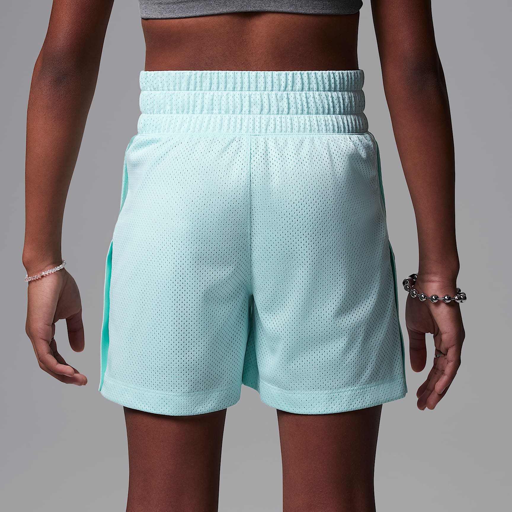 Jordan Dri-FIT Training Camp Big Kids' Jumpman Mesh Shorts