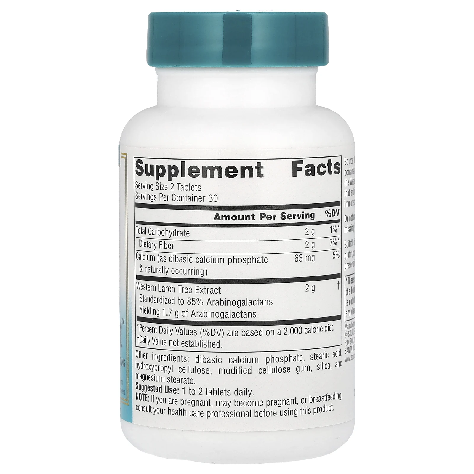 Source Naturals, Wellness, Экстракт лиственницы, 60 таблеток