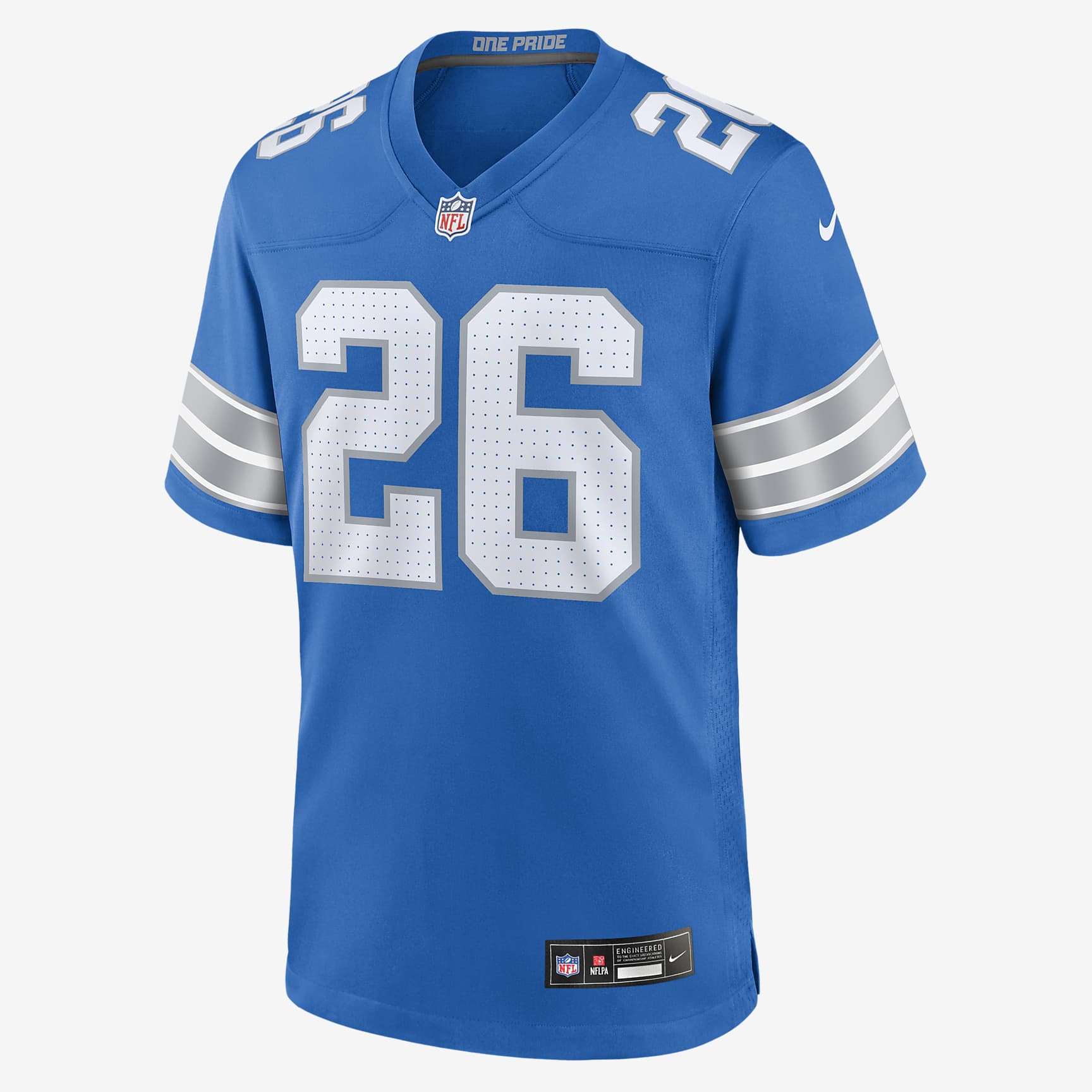 Jahmyr Gibbs Detroit Lions Men's Nike NFL Game Football Jersey