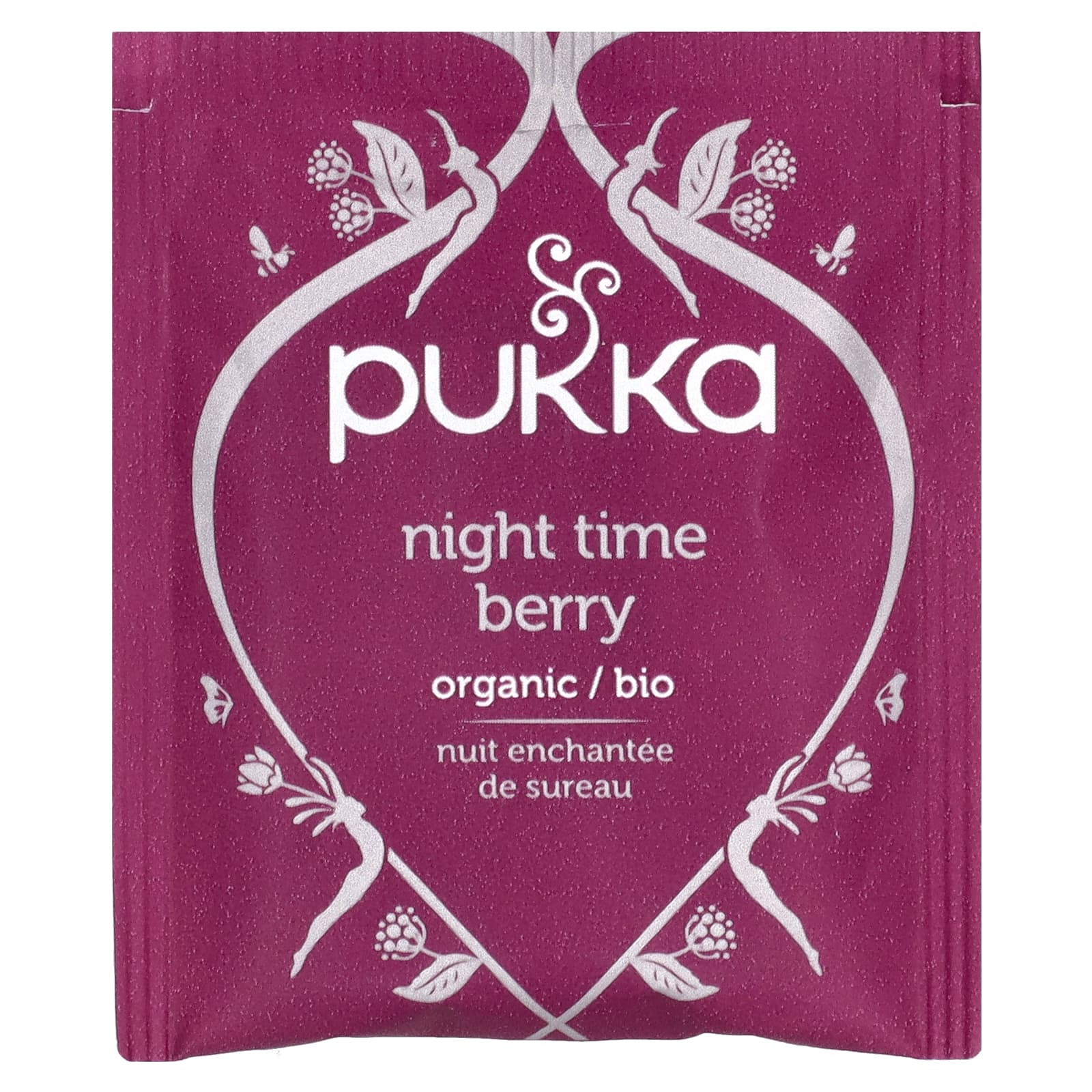 Pukka Herbs, Herbal Tea, органические ночные ягоды, без кофеина, 20 пакетиков, 36 г (1,26 унции)