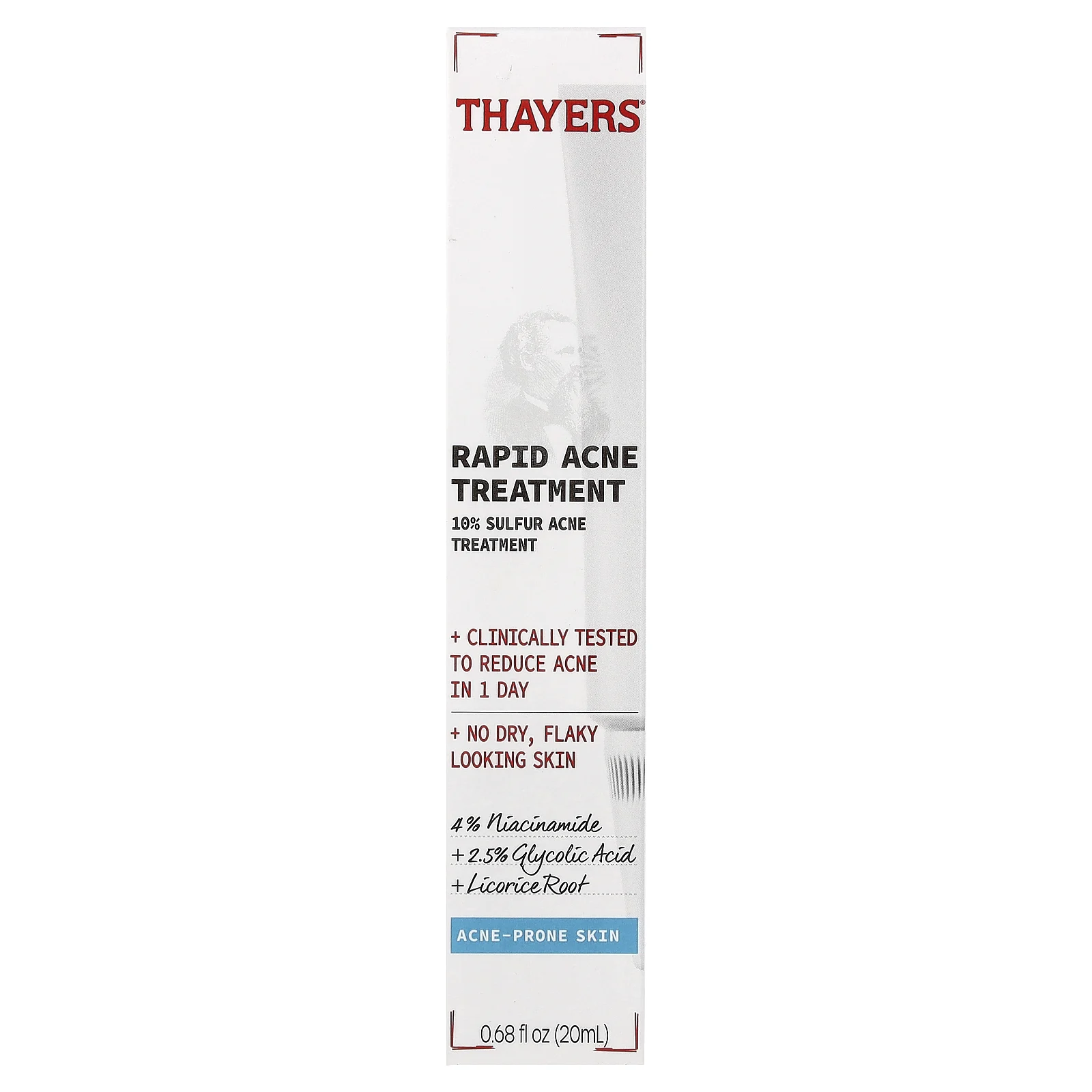 Thayers, Rapid Acne Treatment, средство от акне, для кожи, склонной к акне, 20 мл (0,68 жидк. унции)