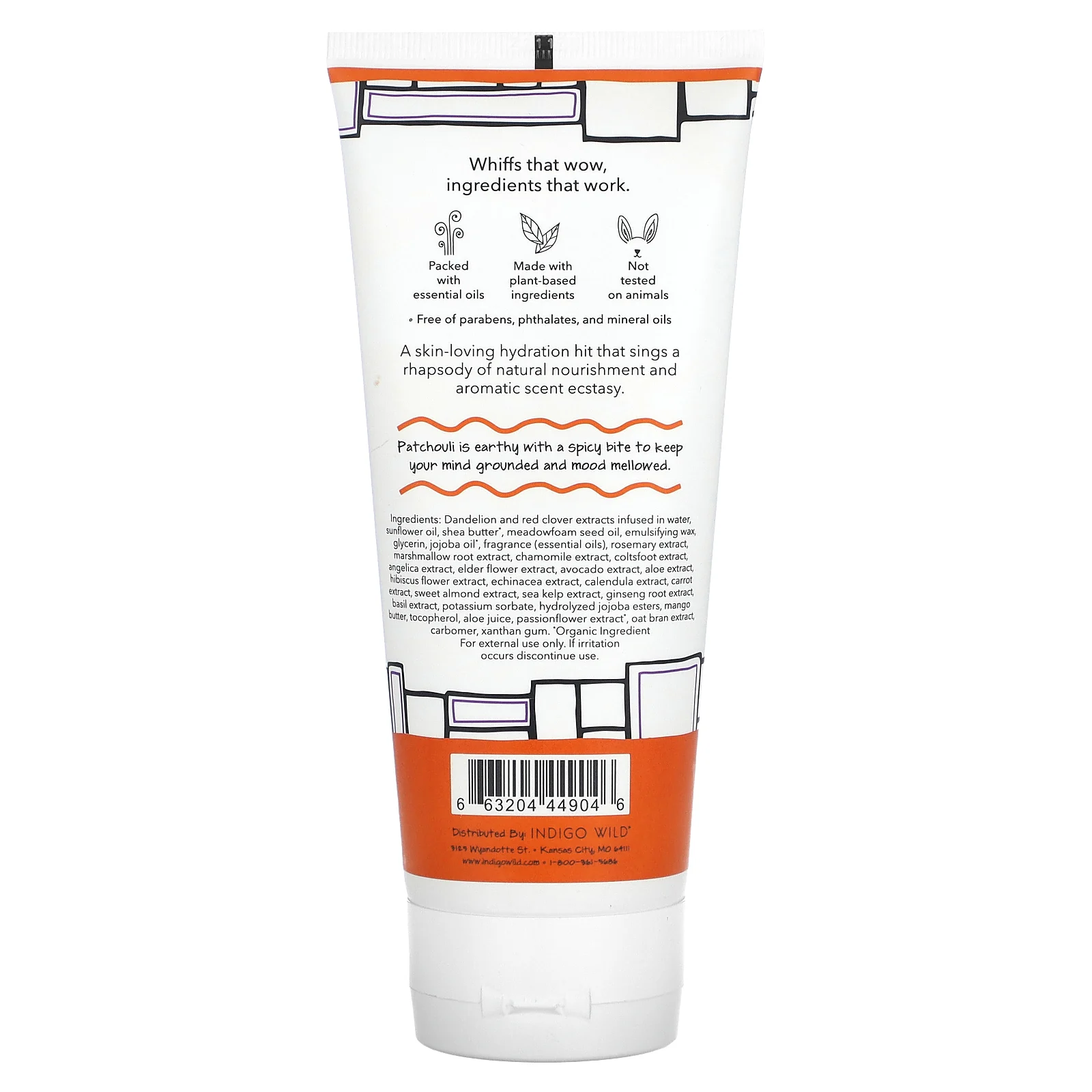 ZUM, Лосьон для рук и тела, пачули, 177 мл (6 жидк. Унций)