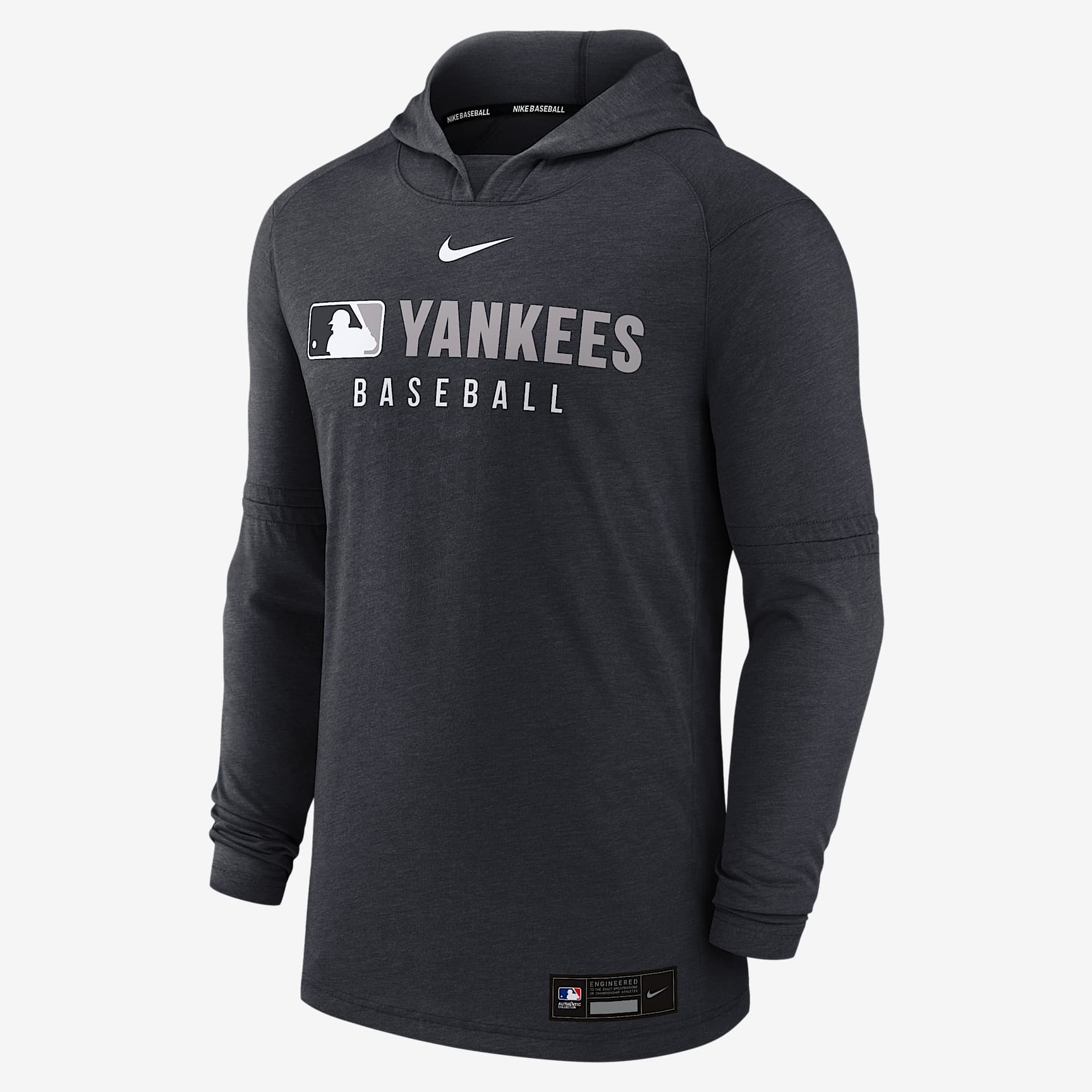 New York Yankees Authentic Collection Men's Nike Dri-FIT MLB Pullover Hoodie