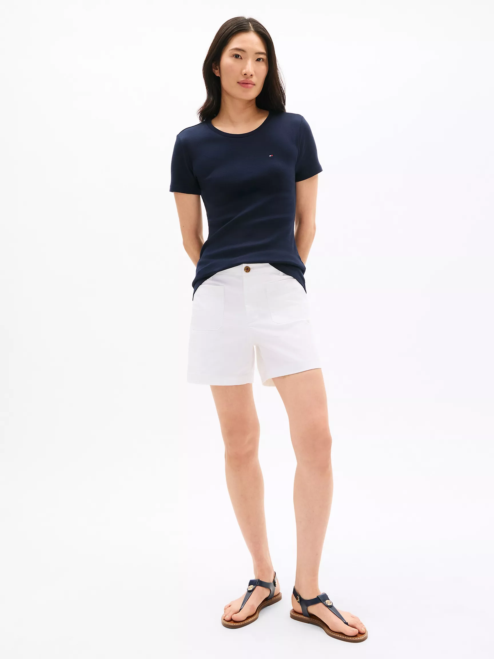 Женская футболка Tommy Hilfiger, Любимая футболка с круглым вырезом