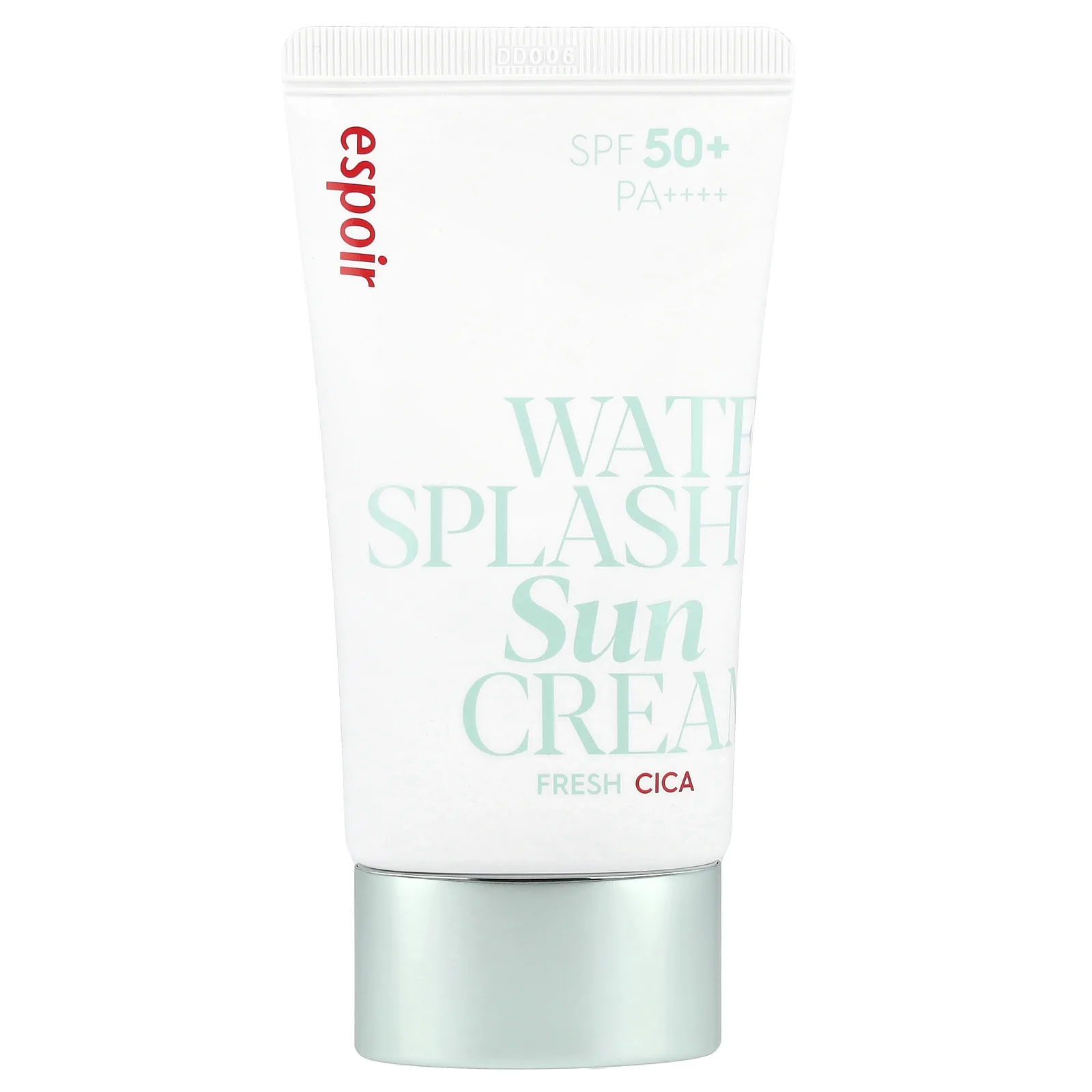 Espoir, Water Splash Sun Cream, Fresh Cica, SPF50 + PA ++++, 60 мл