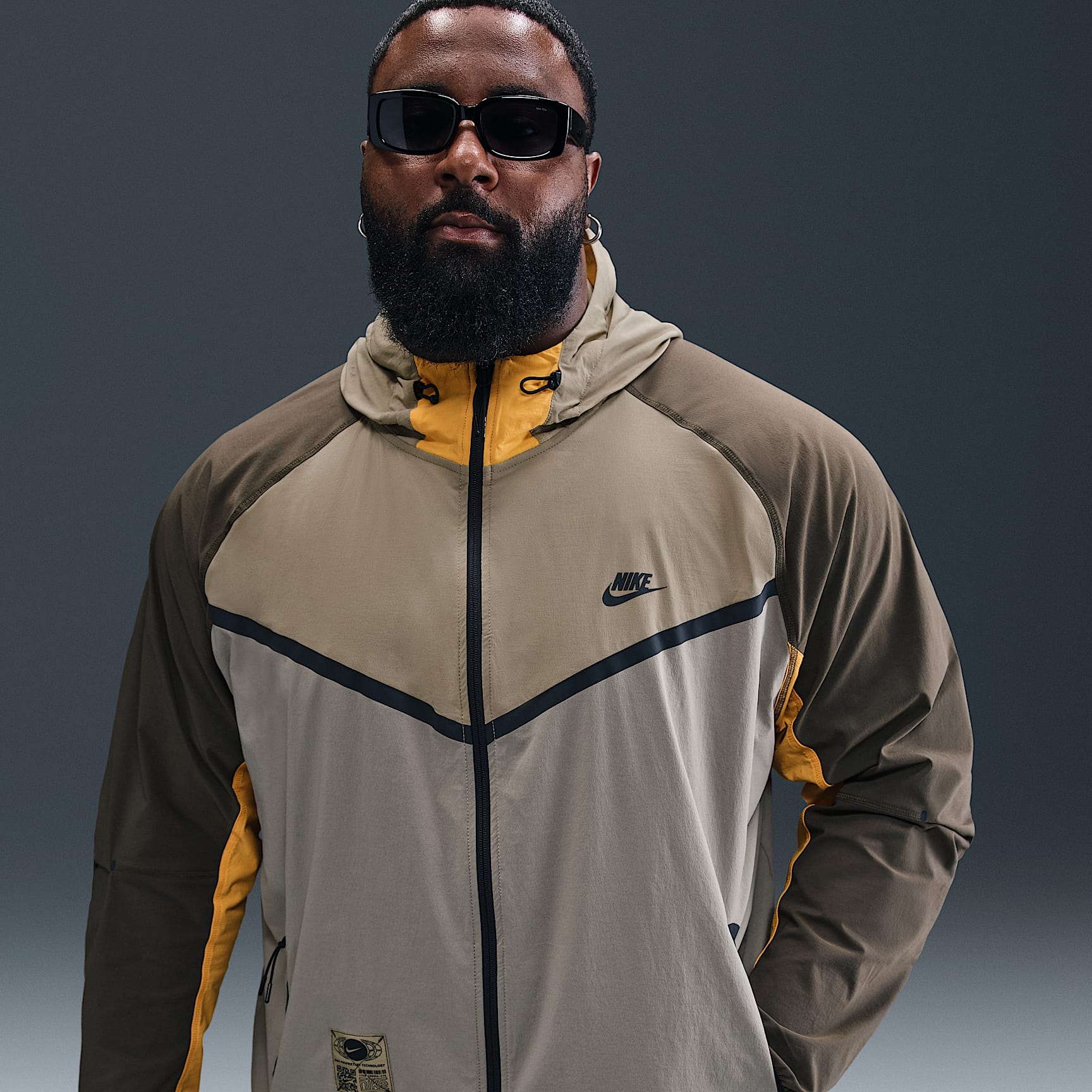 Nike Tech Men's Woven Windrunner Full-Zip Jacket