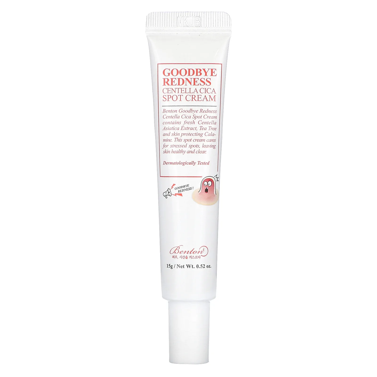 Benton, Goodbye Redness Centella Cica, крем для точечного нанесения, 15 г (0,52 унции)