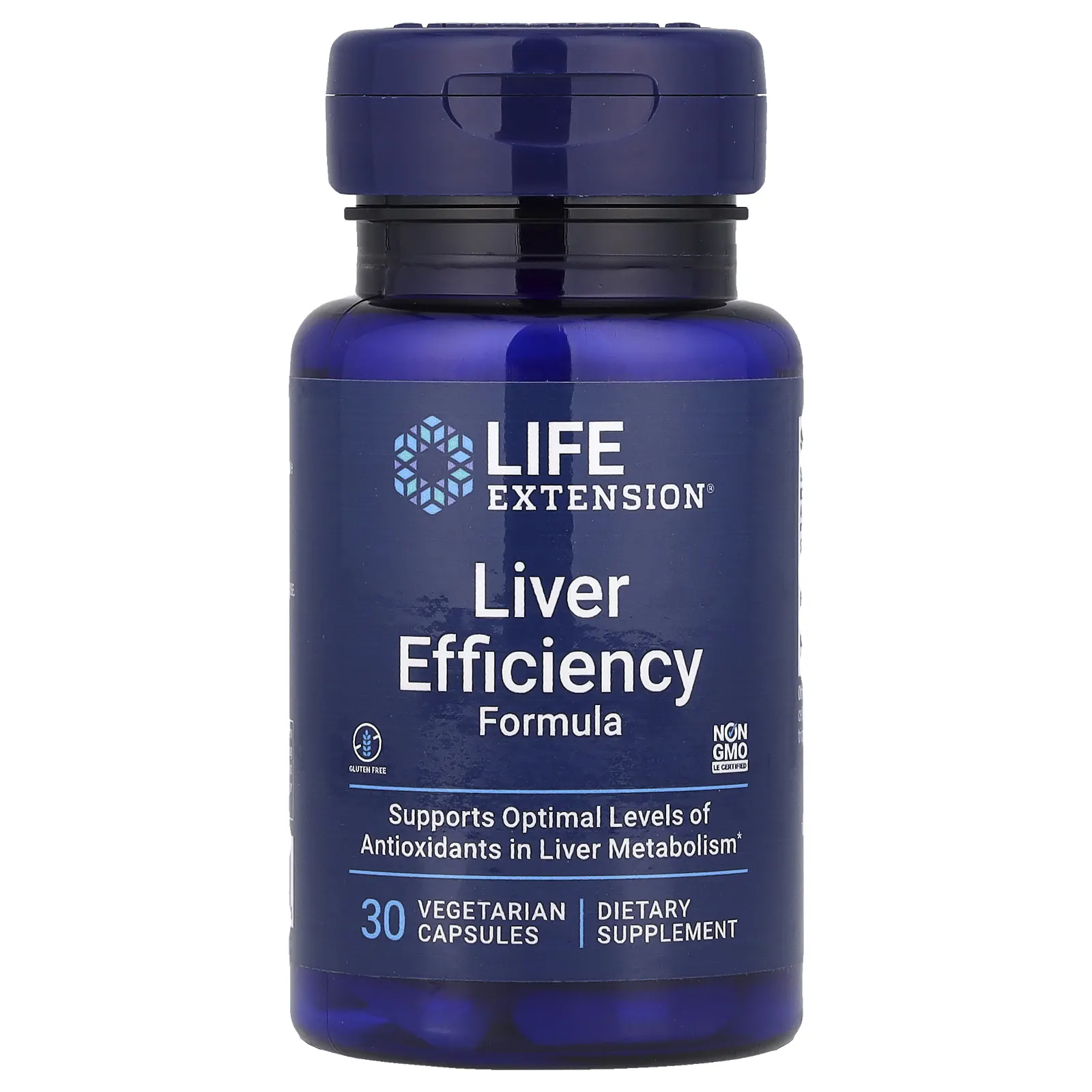 Life Extension, Liver Efficiency Formula, для здоровой работы печени, 30 вегетарианских капсул
