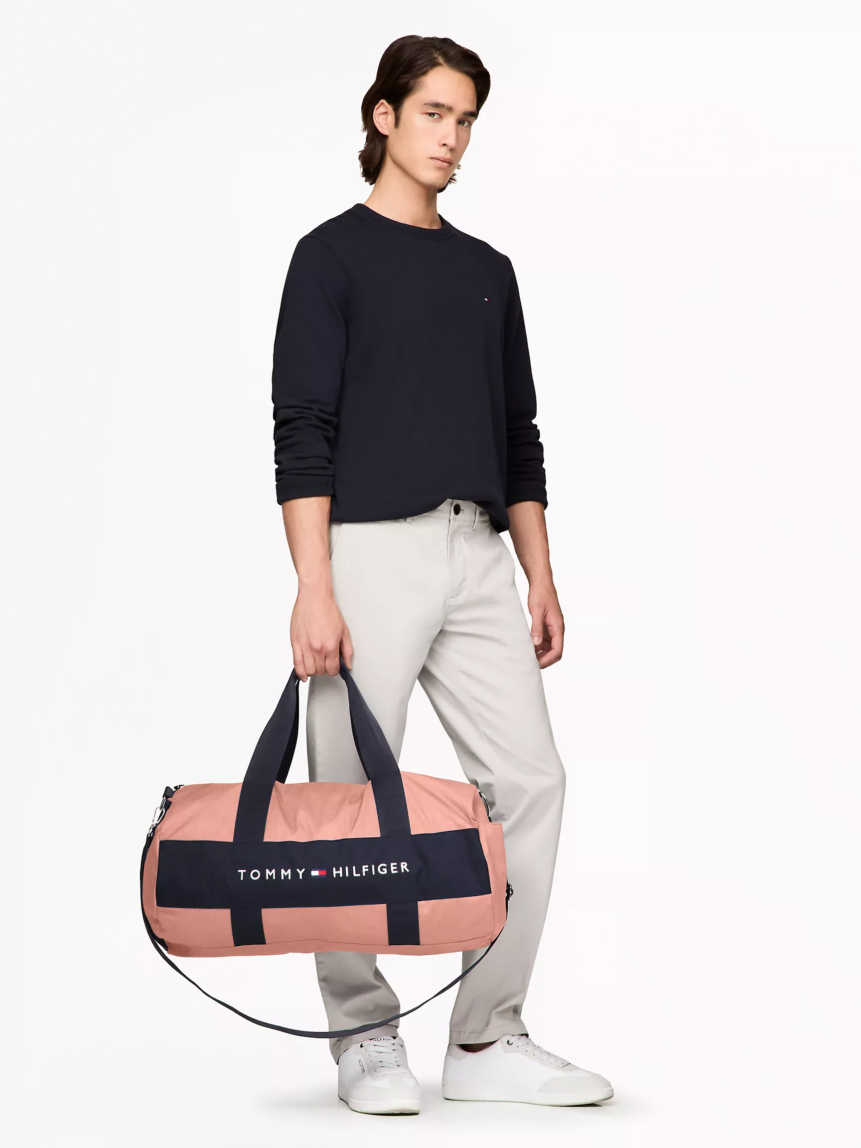 Сумка унисекс Tommy Hilfiger, Дорожная сумка-дафл из канваса с логотипом Tommy