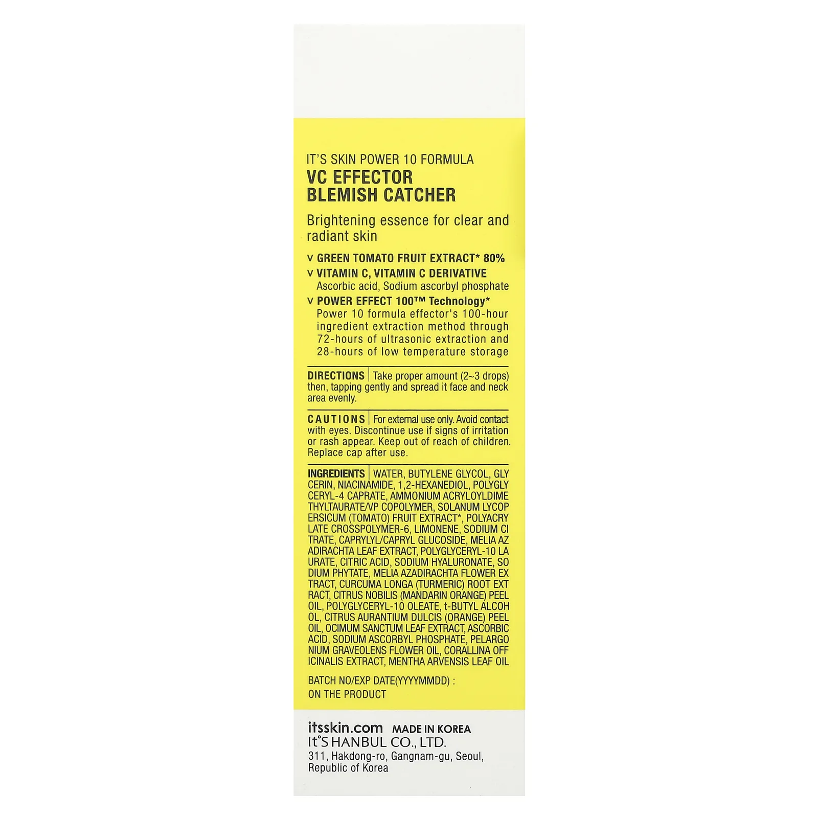 It's Skin, Blemish Catcher 10, 1.01 fl oz (30 ml)