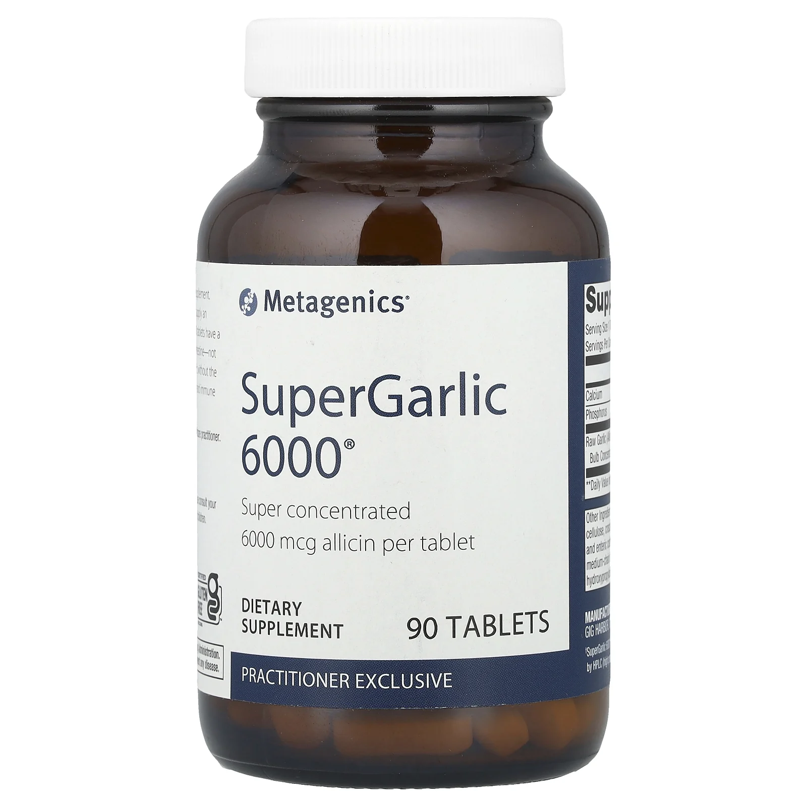 Metagenics, SuperGarlic 6000®, 90 таблеток