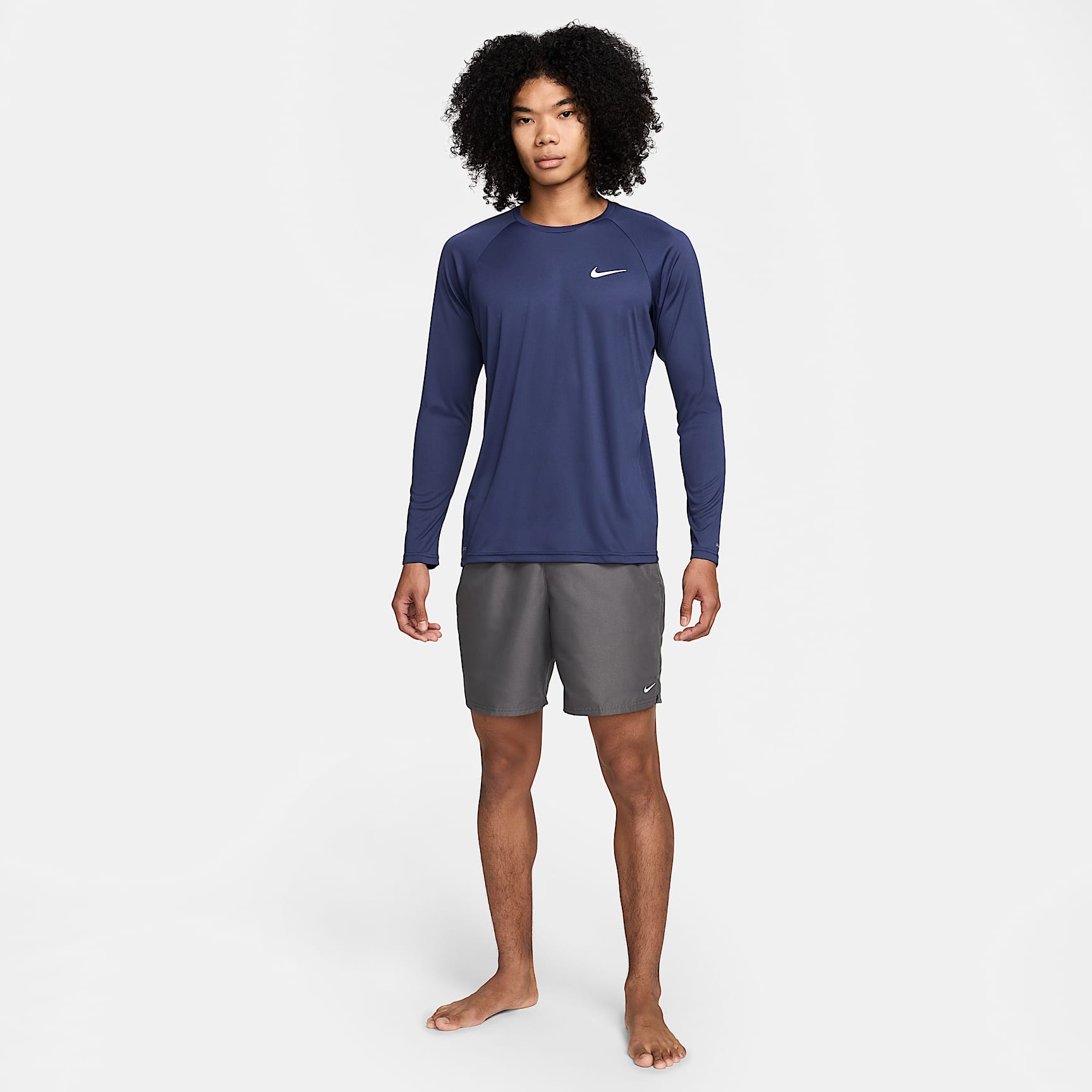 Nike Essential Men's Long-Sleeve Hydroguard Swim Shirt