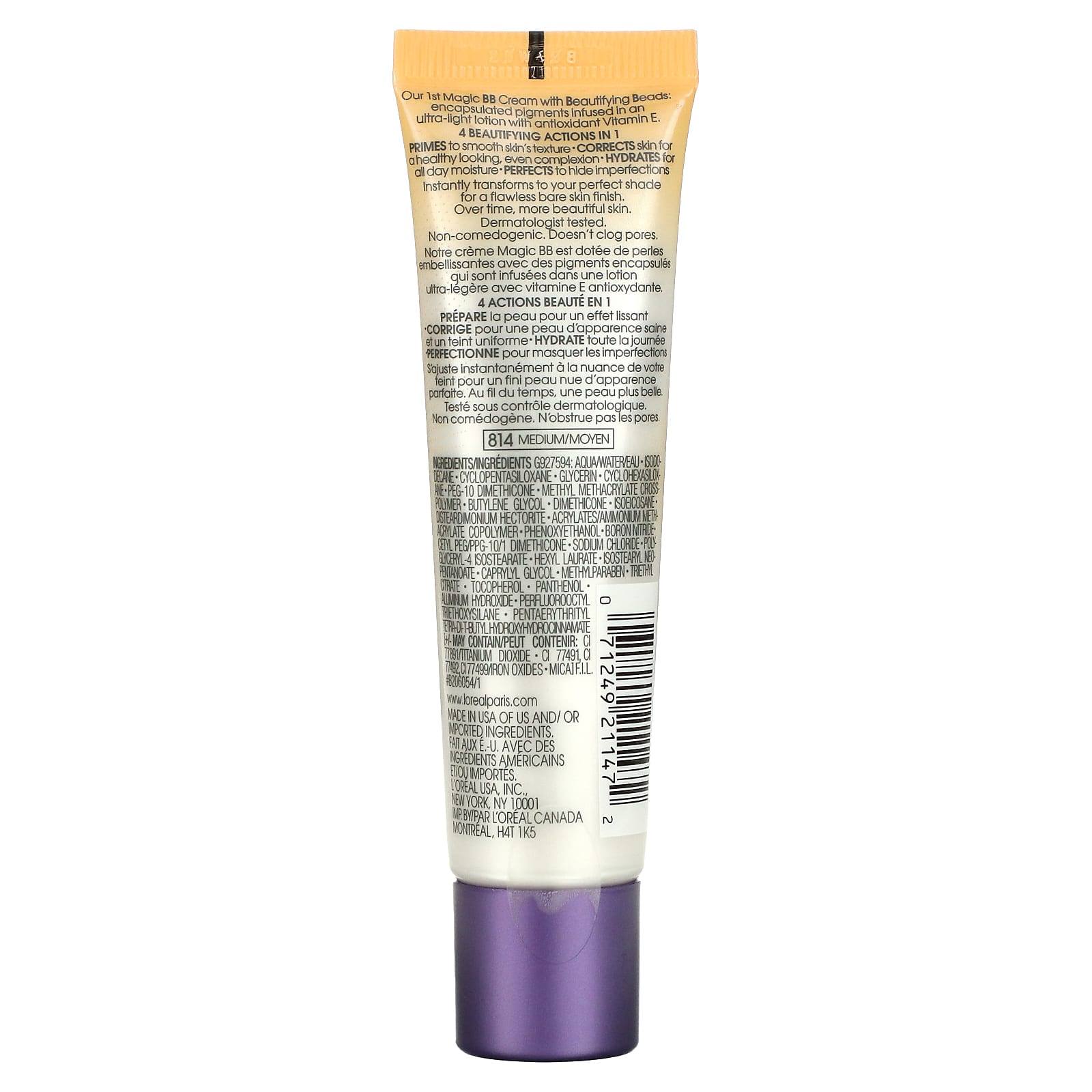 L'Oréal, BB-крем Magic Skin Beautifier, средний, 30 мл