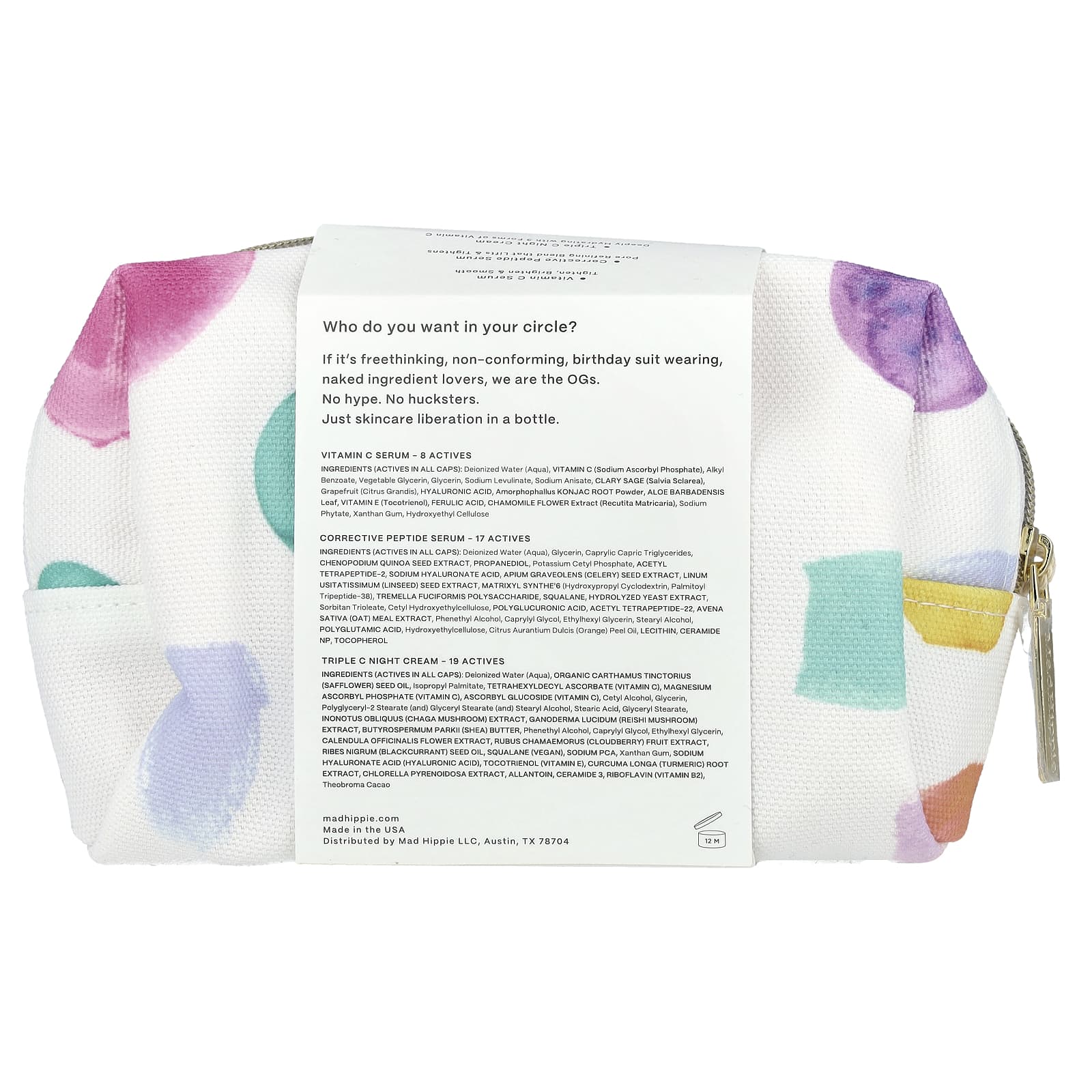 Mad Hippie, Праздничная сумка 2024, набор из 6 предметов