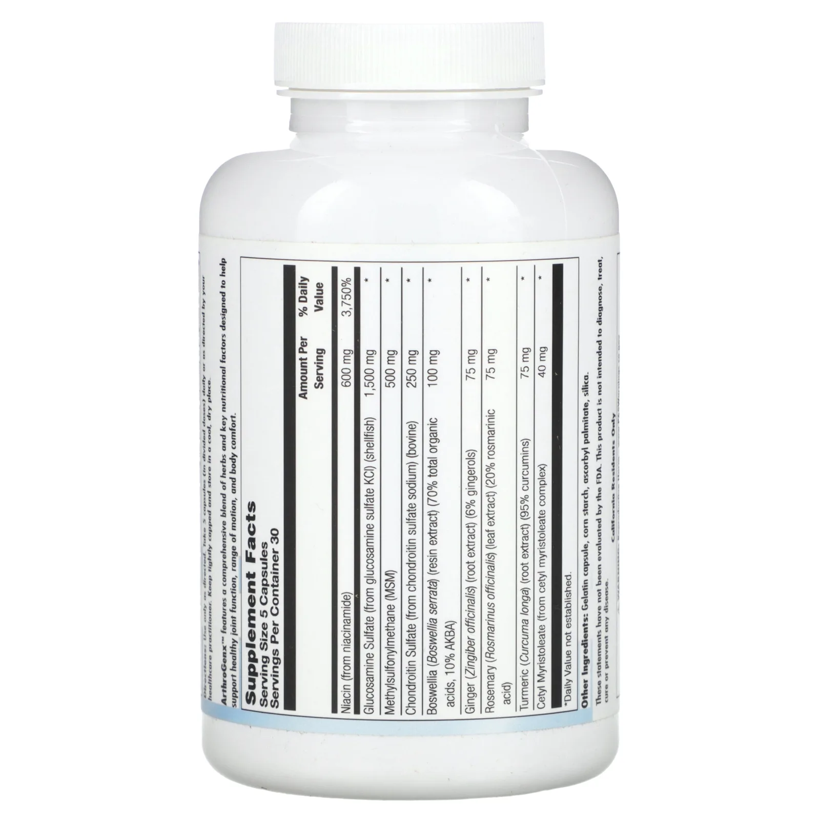 Nutra BioGenesis, ArthroGenx, 150 капсул