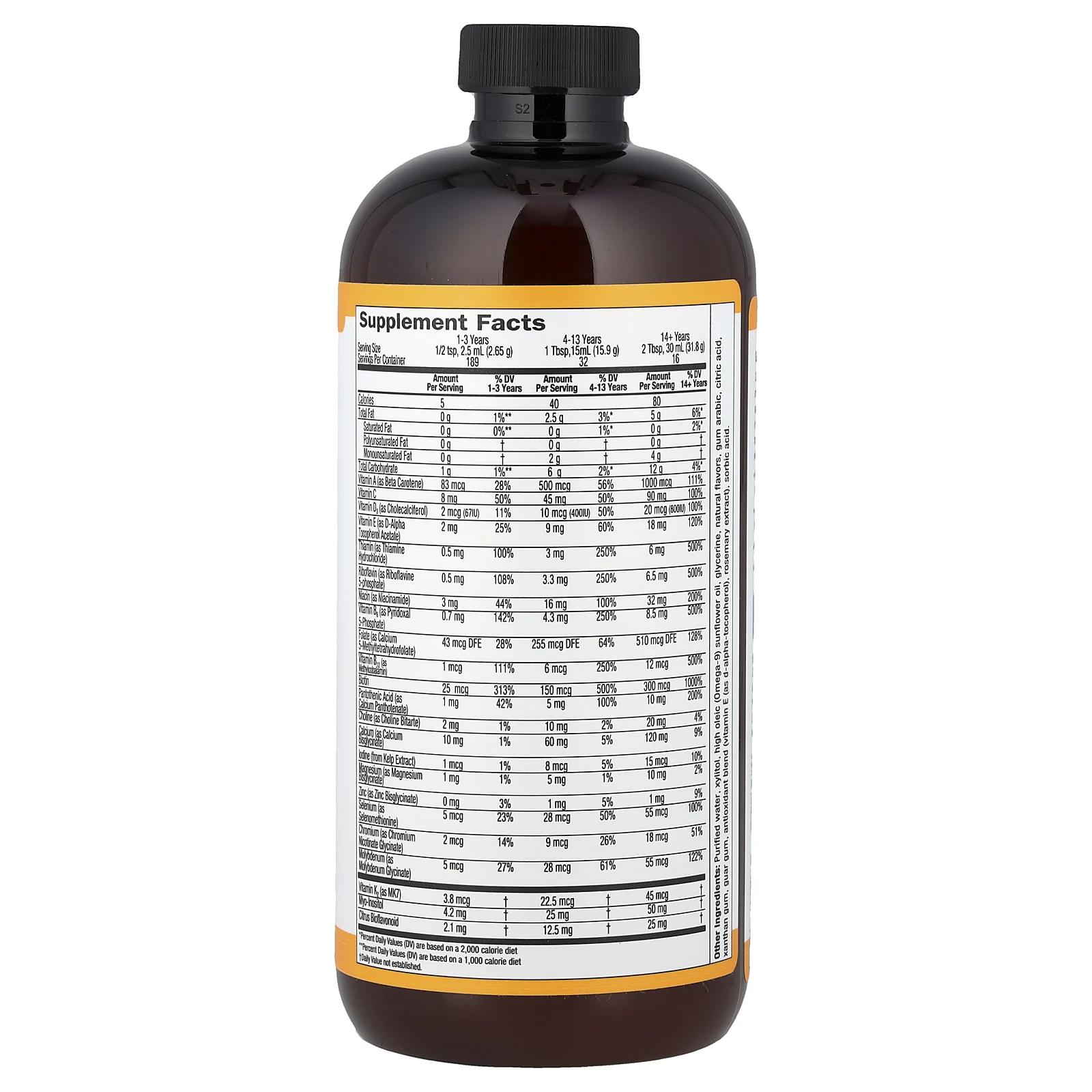 Barlean's, Seriously Delicious®, жидкие мультивитамины, тропические фрукты, 473 мл (16 жидк. унций)