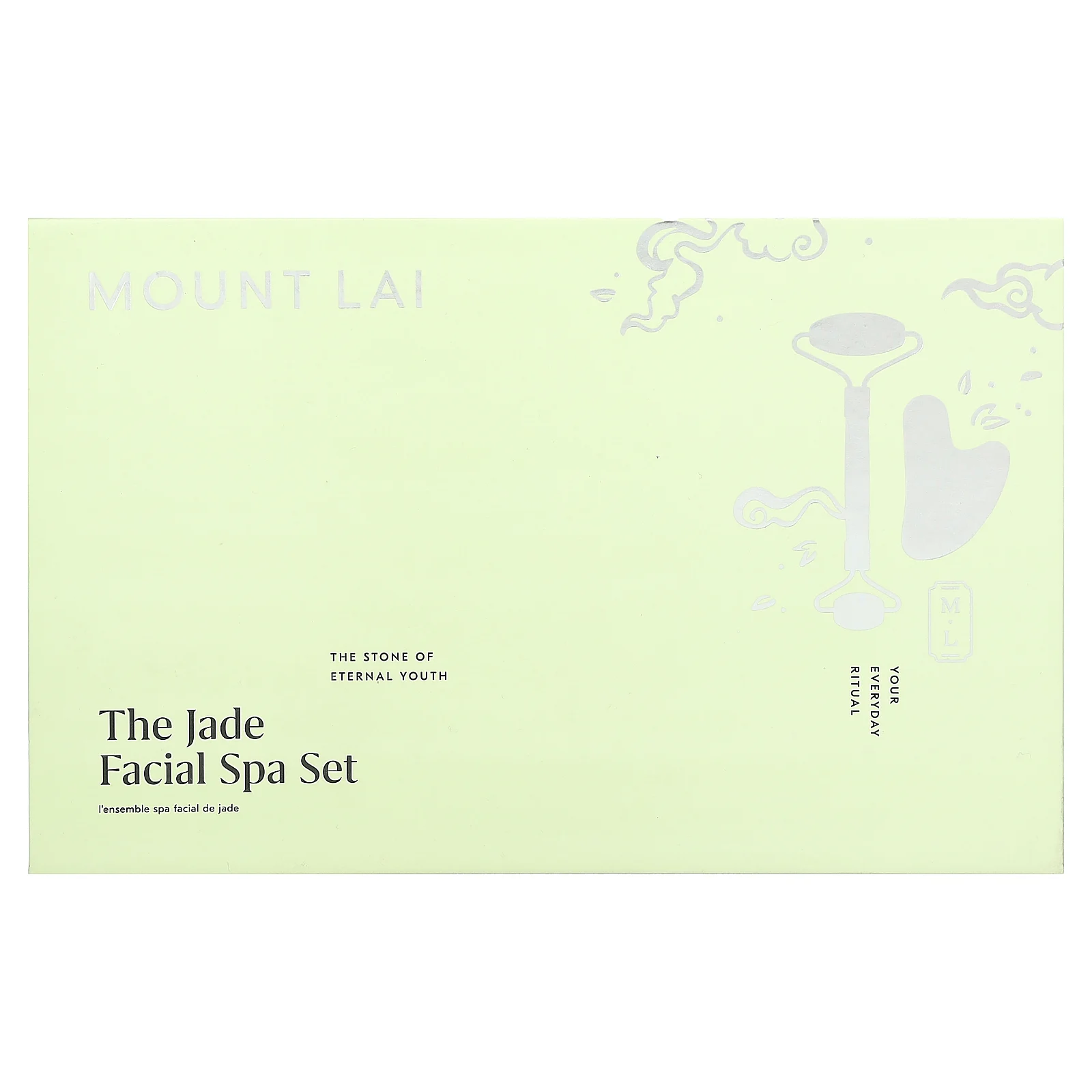 Mount Lai, Спа-набор для лица Jade, набор из 2 предметов