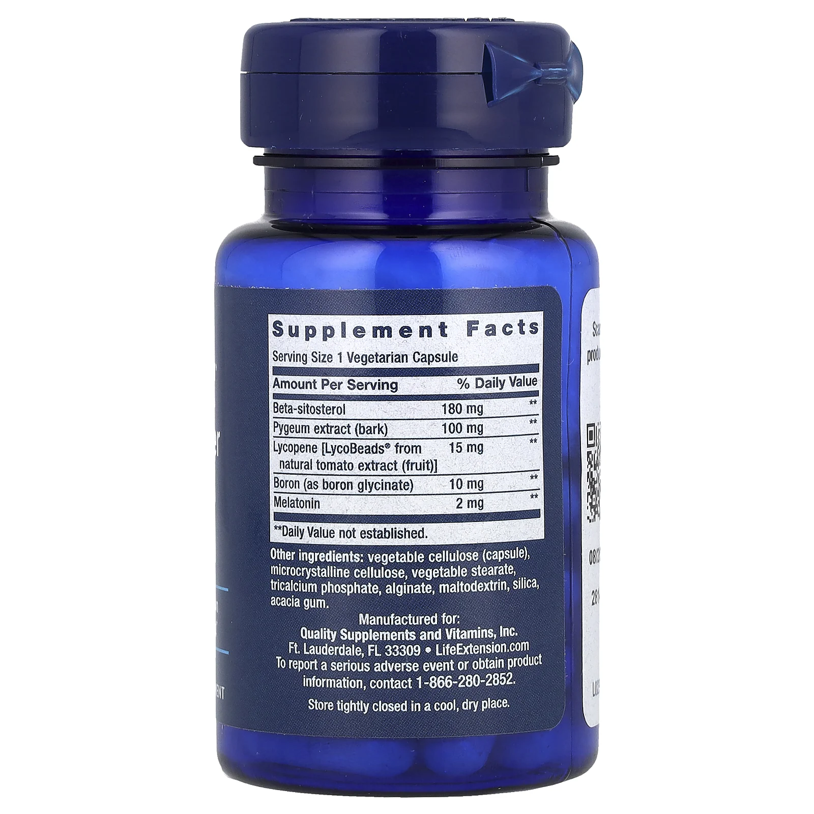 Life Extension, Для мужчин, контролирующих мочевой пузырь, 30 вегетарианских капсул