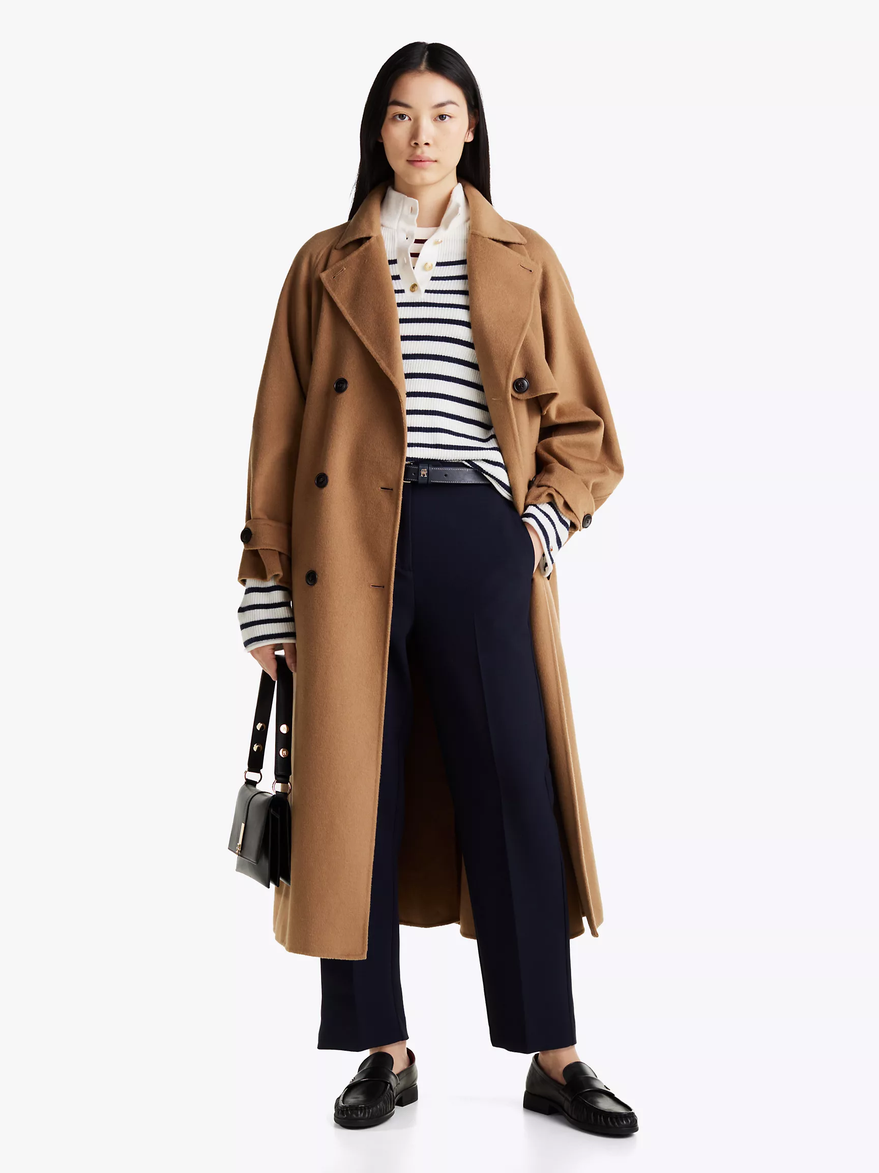 Женские брюки Tommy Hilfiger, Двуслойные приталенные брюки прямого кроя