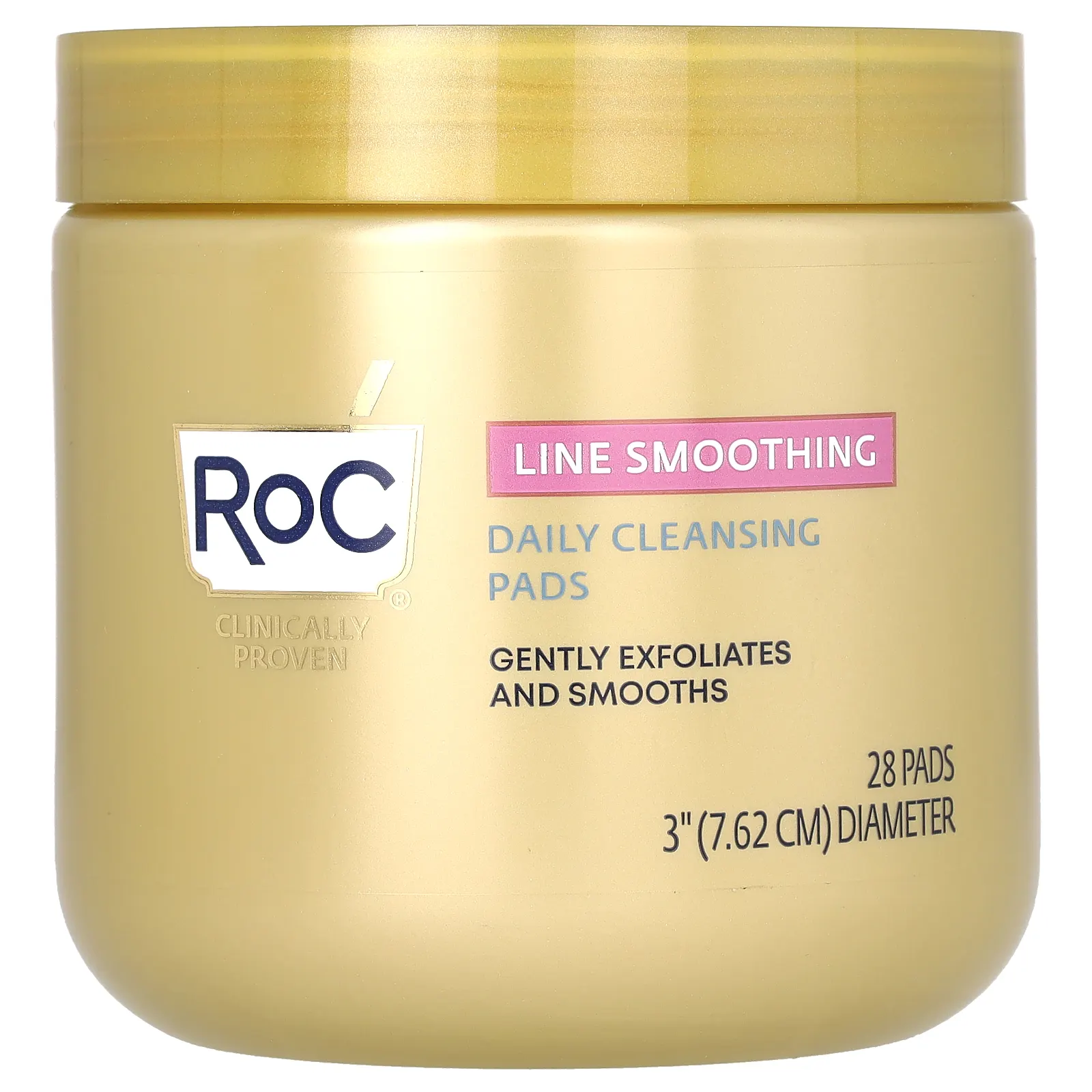 RoC, ежедневные очищающие диски для разглаживания морщин, 28 шт.