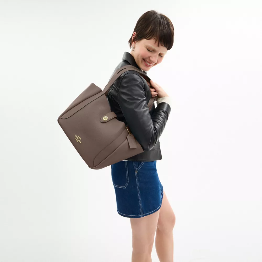 Сумка COACH Hadley Turnlock Tote Bag