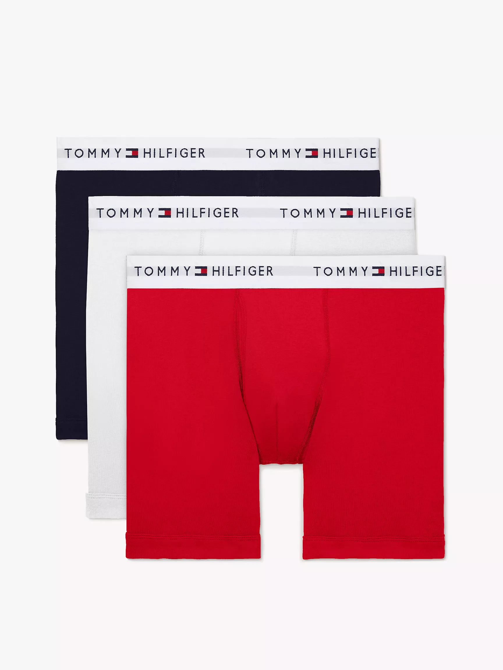 Мужское нижнее белье Tommy Hilfiger, Классические хлопковые боксеры-брифы (набор 3 шт.)