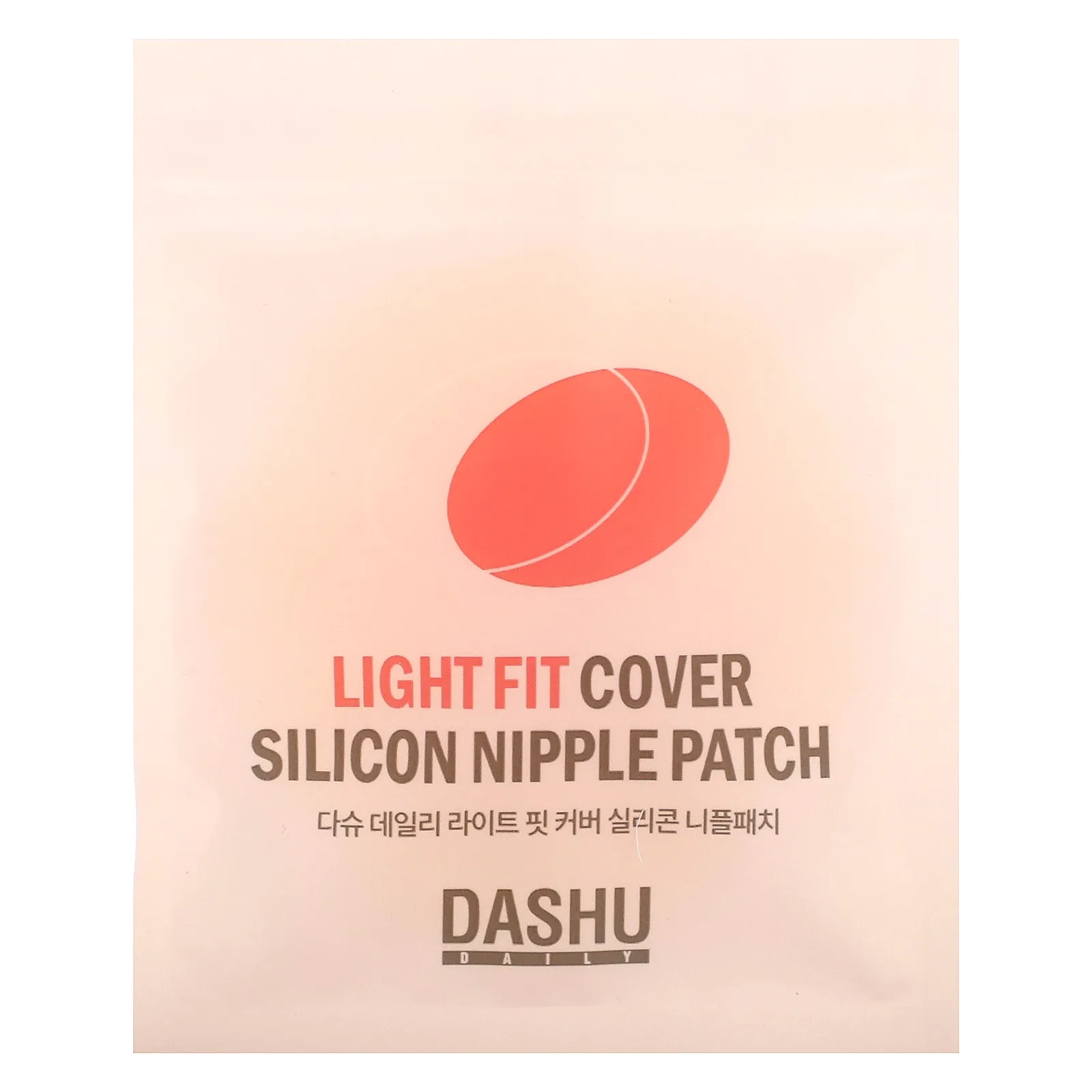 Dashu, Силиконовый патч для сосков Light Fit Cover, 1 шт.