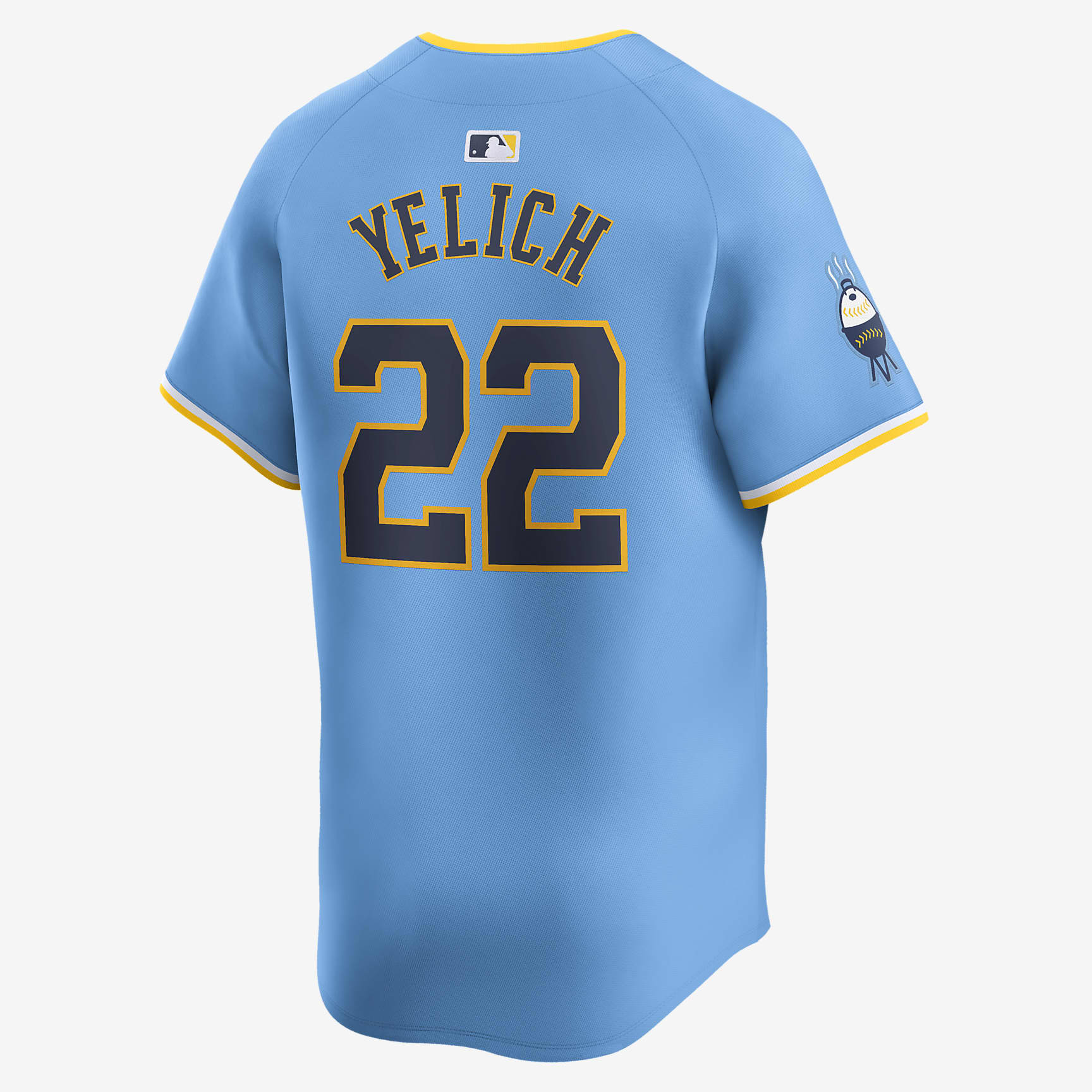 Christian Yelich Milwaukee Brewers City Connect Men's Nike Dri-FIT ADV MLB Limited Jersey
