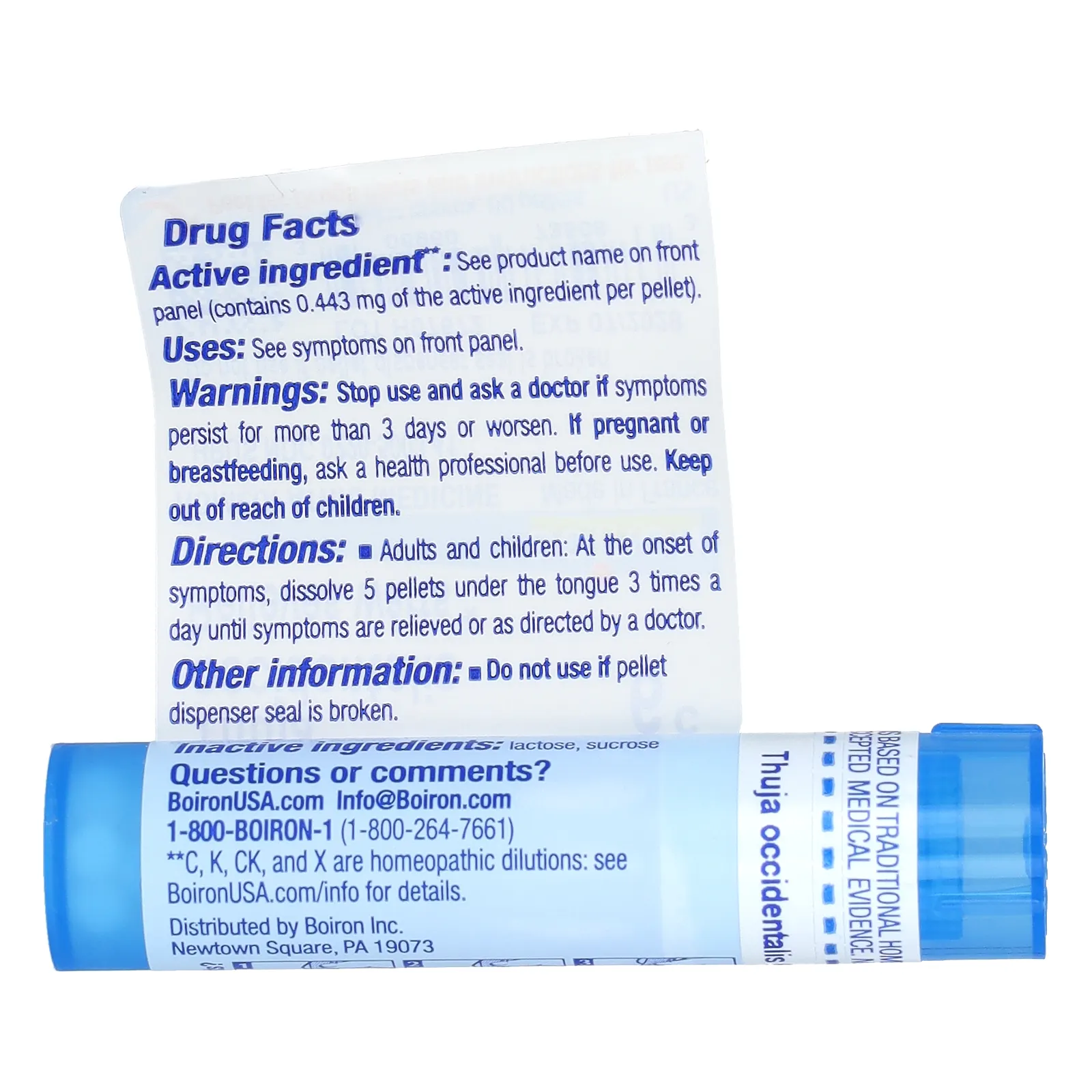 Boiron, туя западная, 6C, 80 гранул