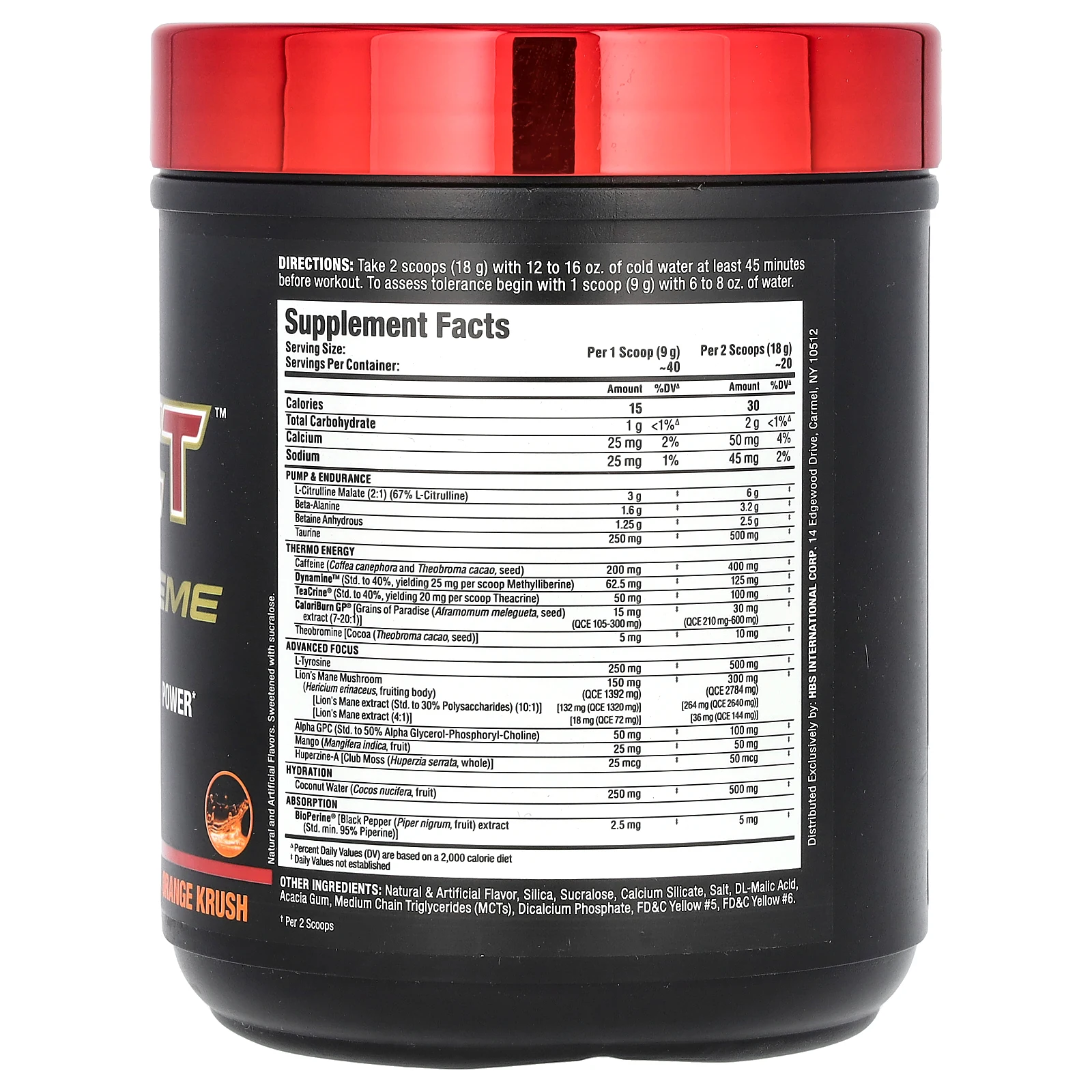 ALLMAX, IMPACT, Igniter Xtreme, апельсиновая цедра, 360 г (12,7 унции)