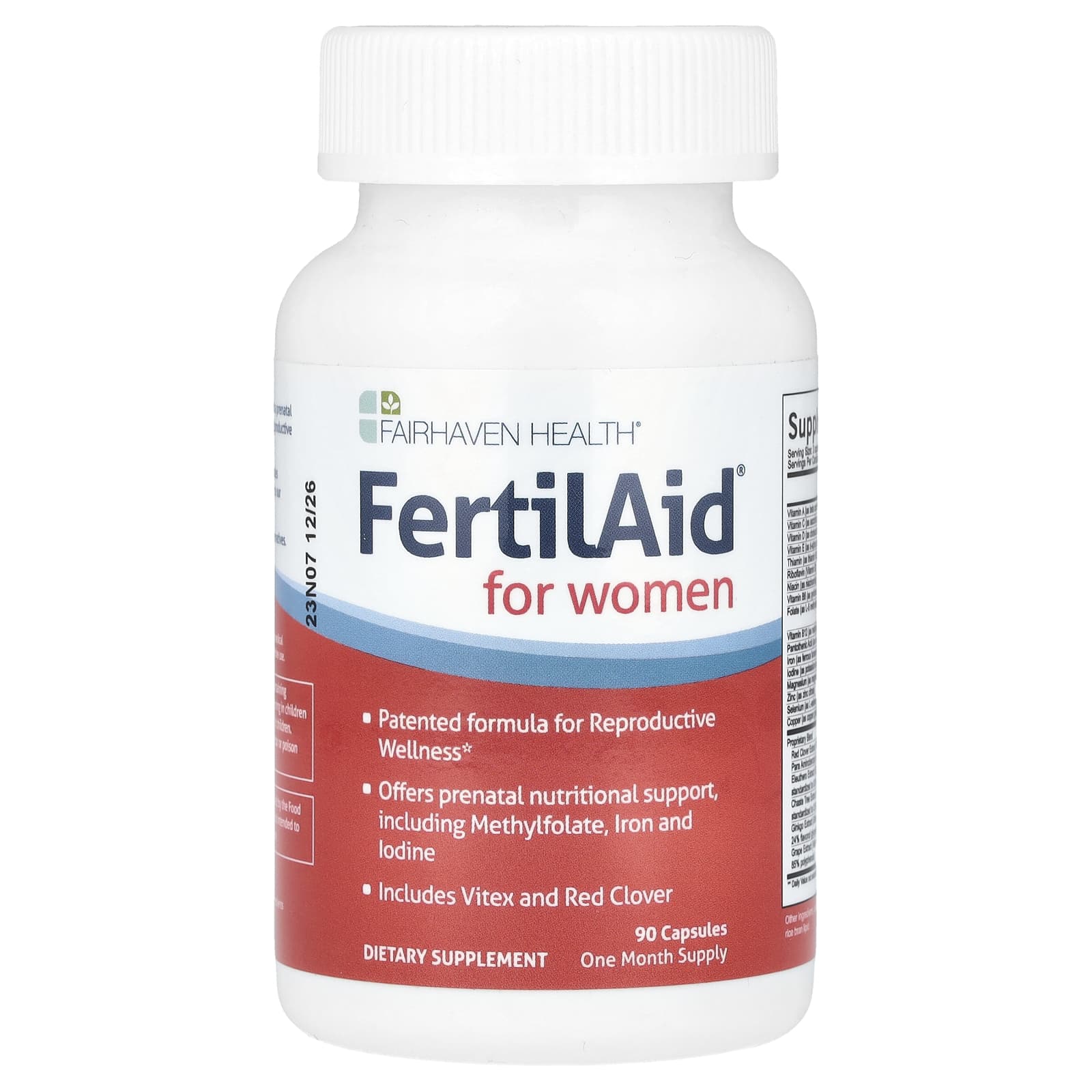 Fairhaven Health, FertilAid для женщин, 90 капсул