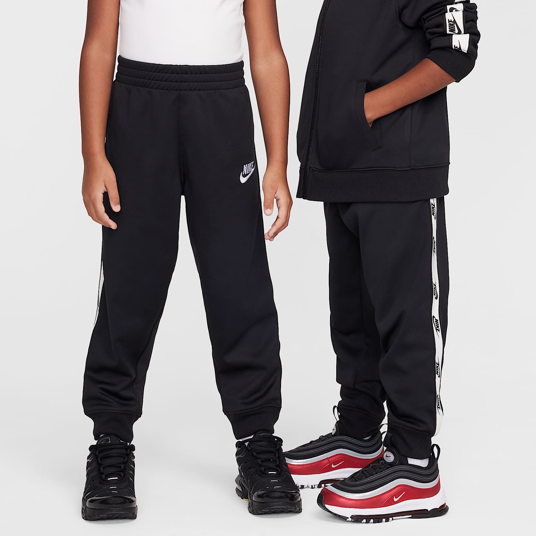 Nike Dri-FIT Little Kids' 2-Piece Full-Zip Set with Logo Taping