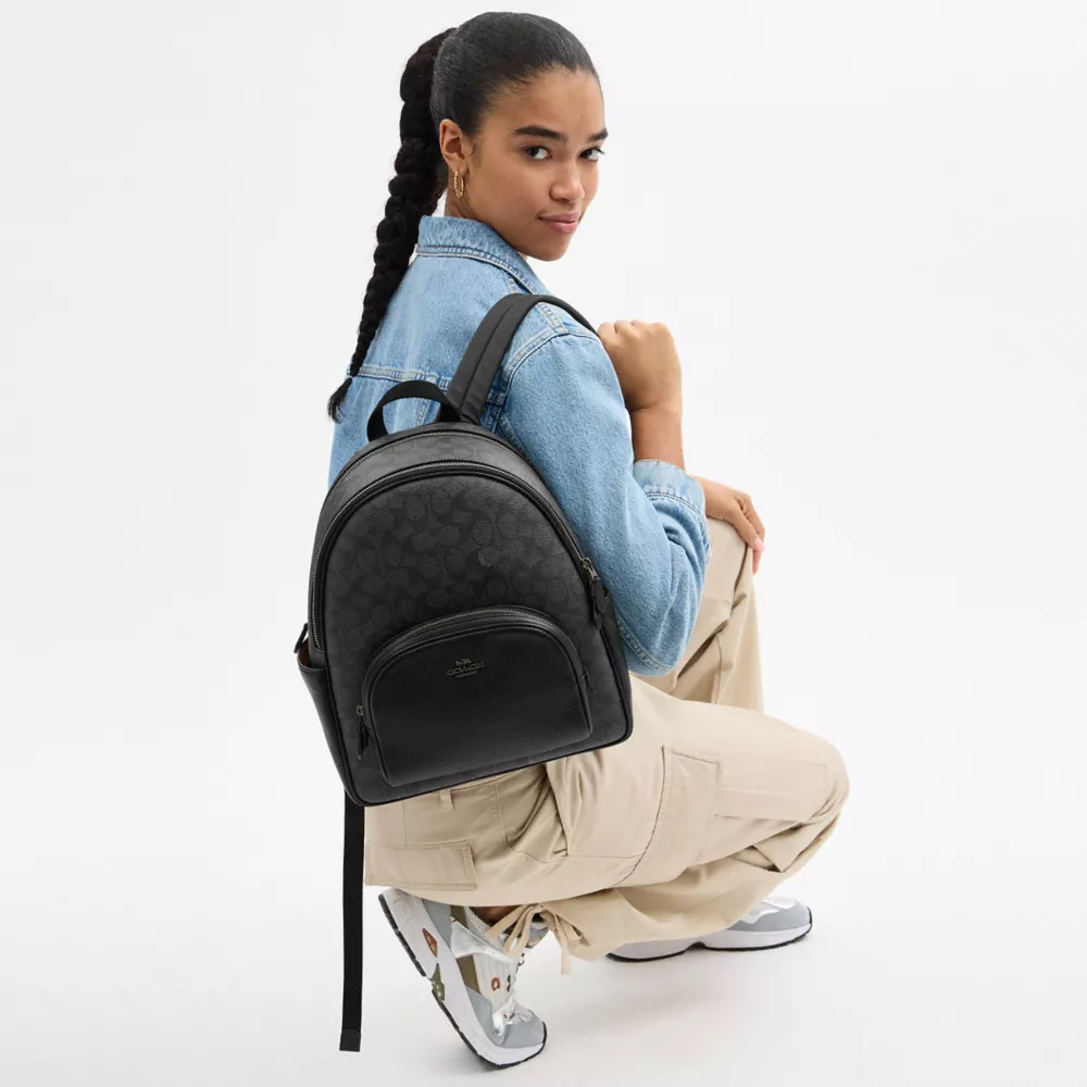 Рюкзак COACH Court Backpack In Signature Canvas