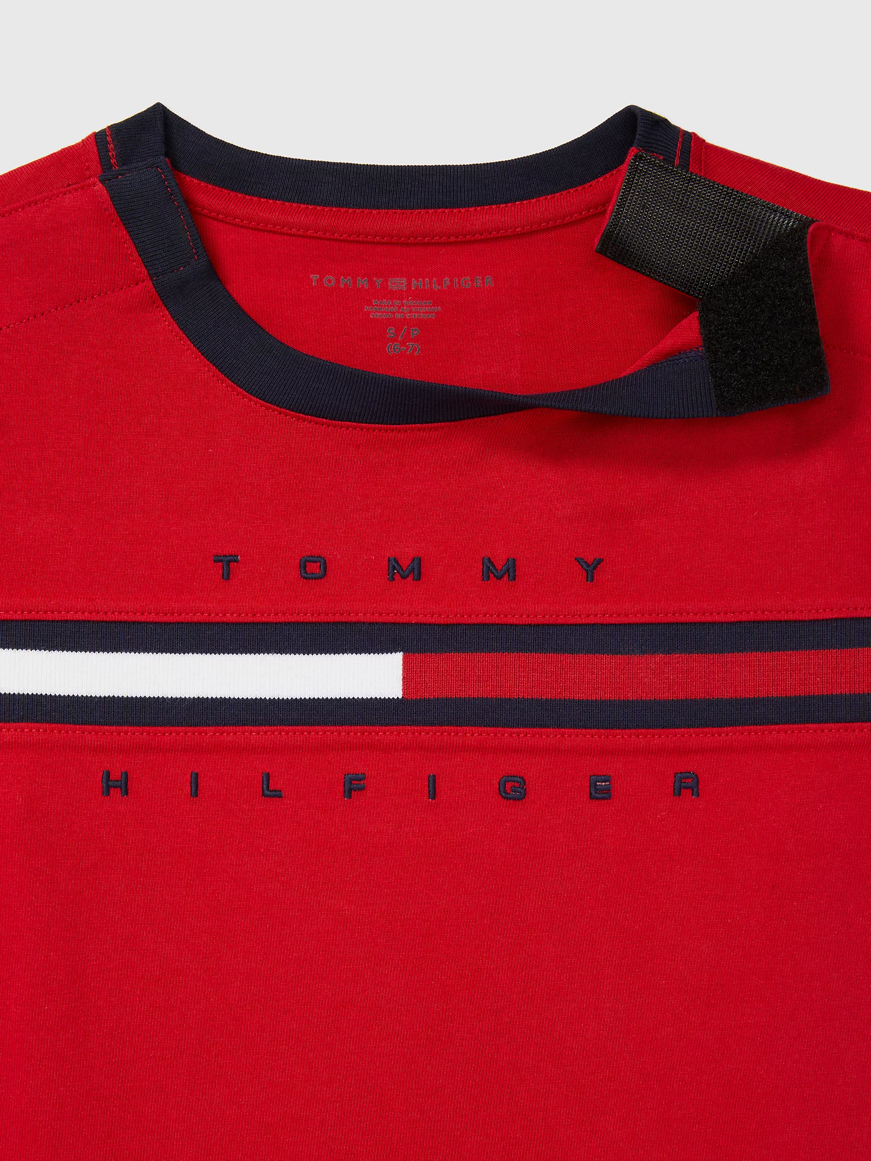 Футболка Tommy Hilfiger для мальчиков, Детская футболка с логотипом и полосками