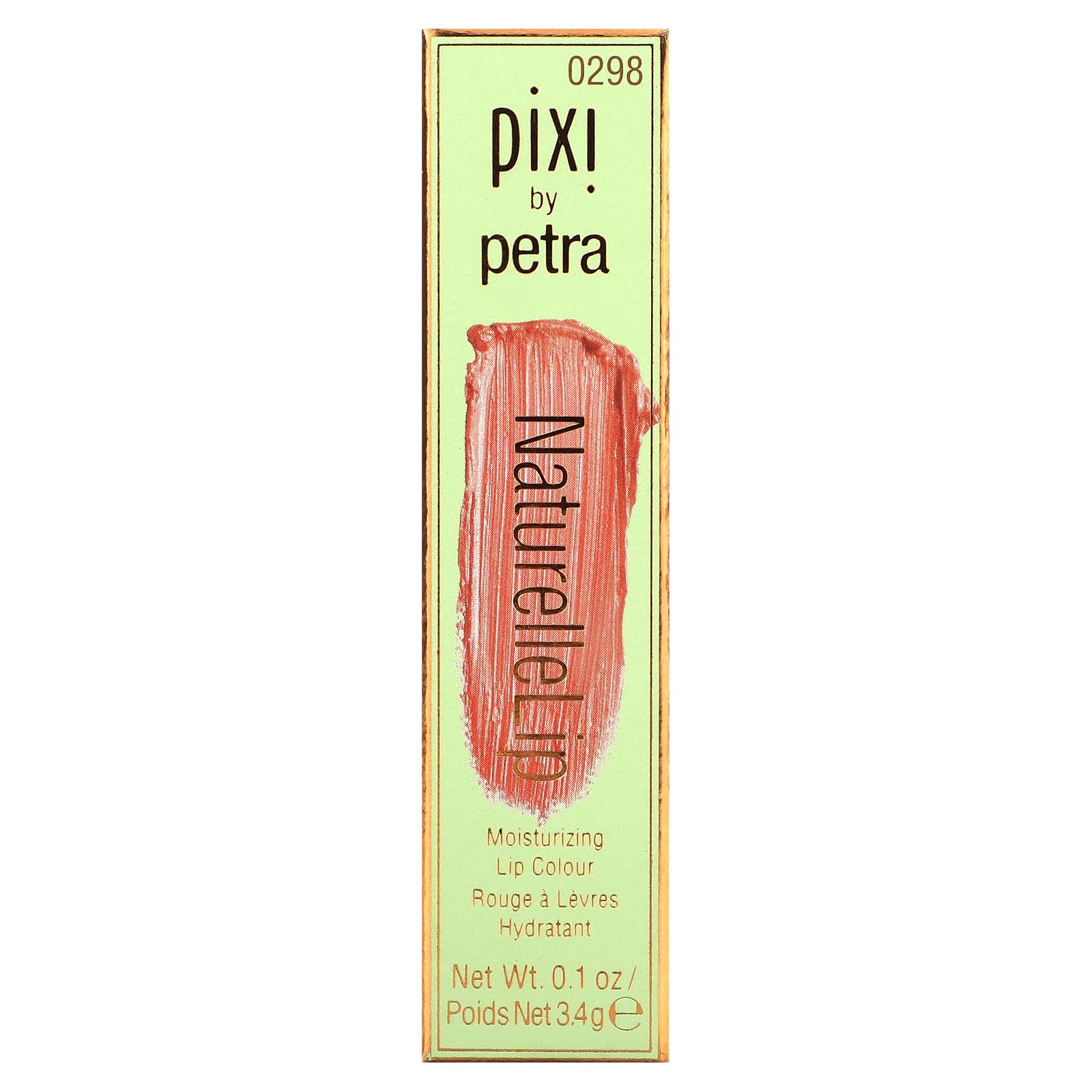 Pixi Beauty, NaturelleLip, увлажняющая губная помада, 0298 мак, 3,4 г (0,1 унции)