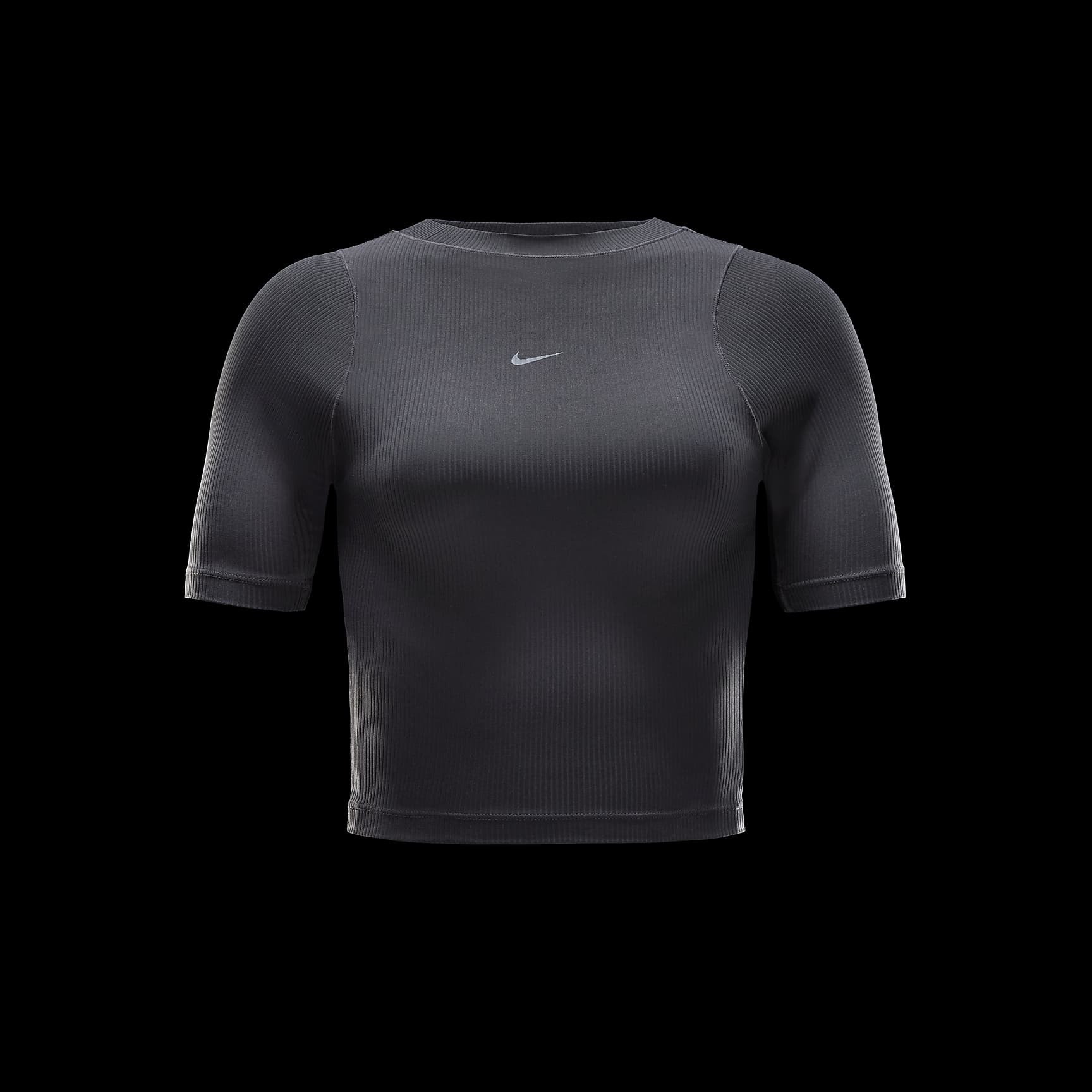 Nike Zenvy Rib Women's Dri-FIT Short-Sleeve Top