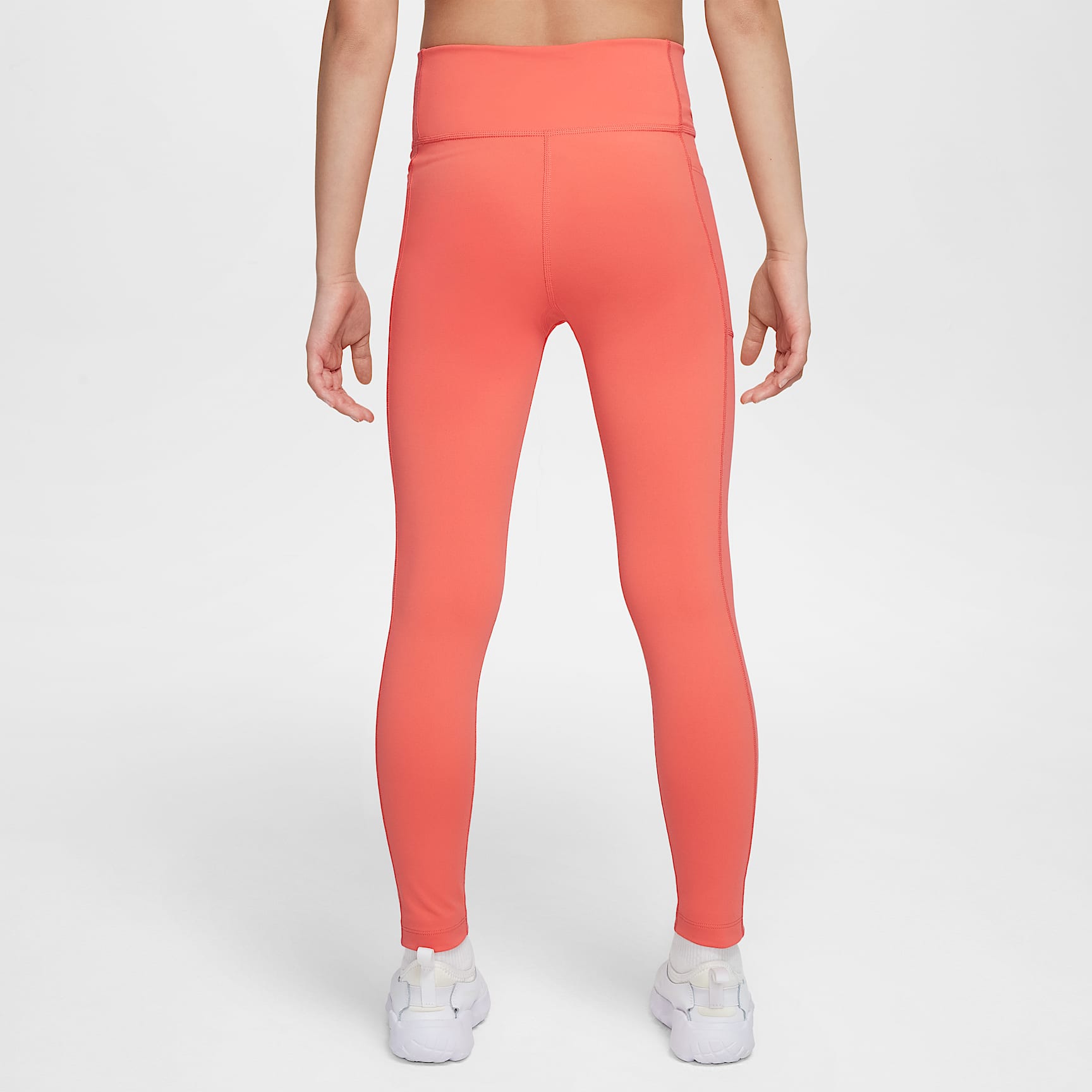 Nike One Big Kids' (Girls') Dri-FIT High-Waisted Leggings with Pockets