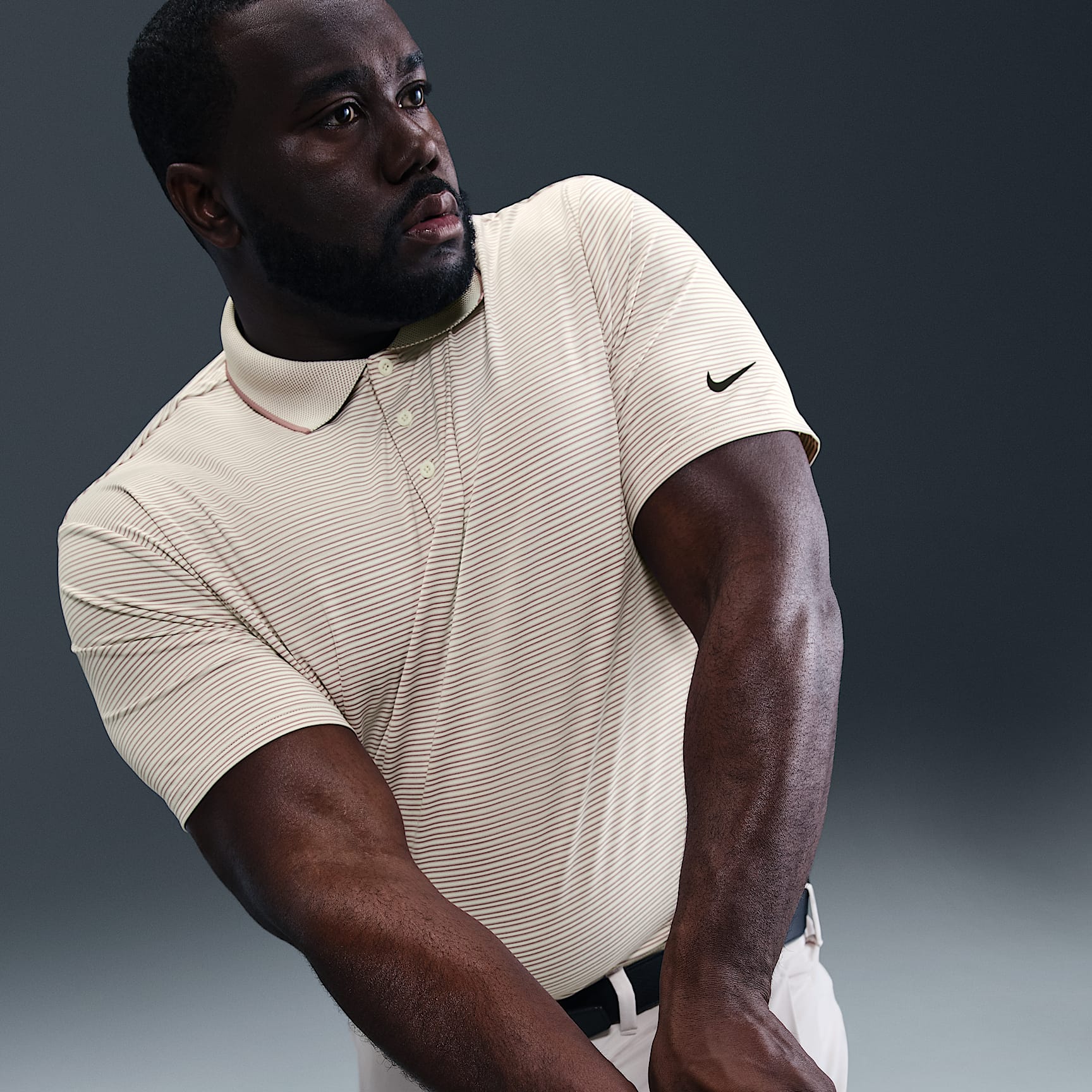 Nike Tour Men's Dri-FIT Striped Golf Polo