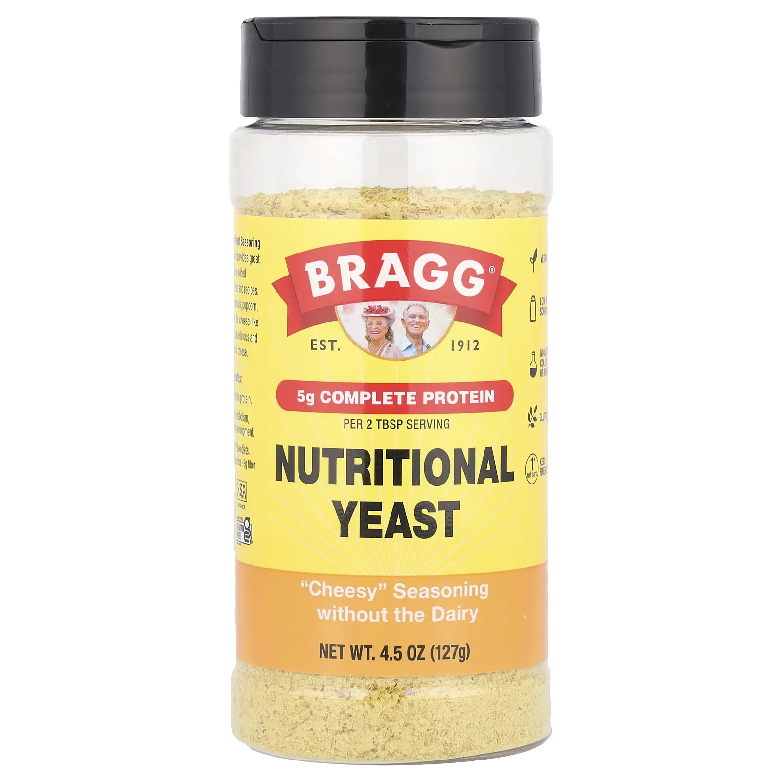 Bragg, пищевые дрожжи, 127 г (4,5 унции)