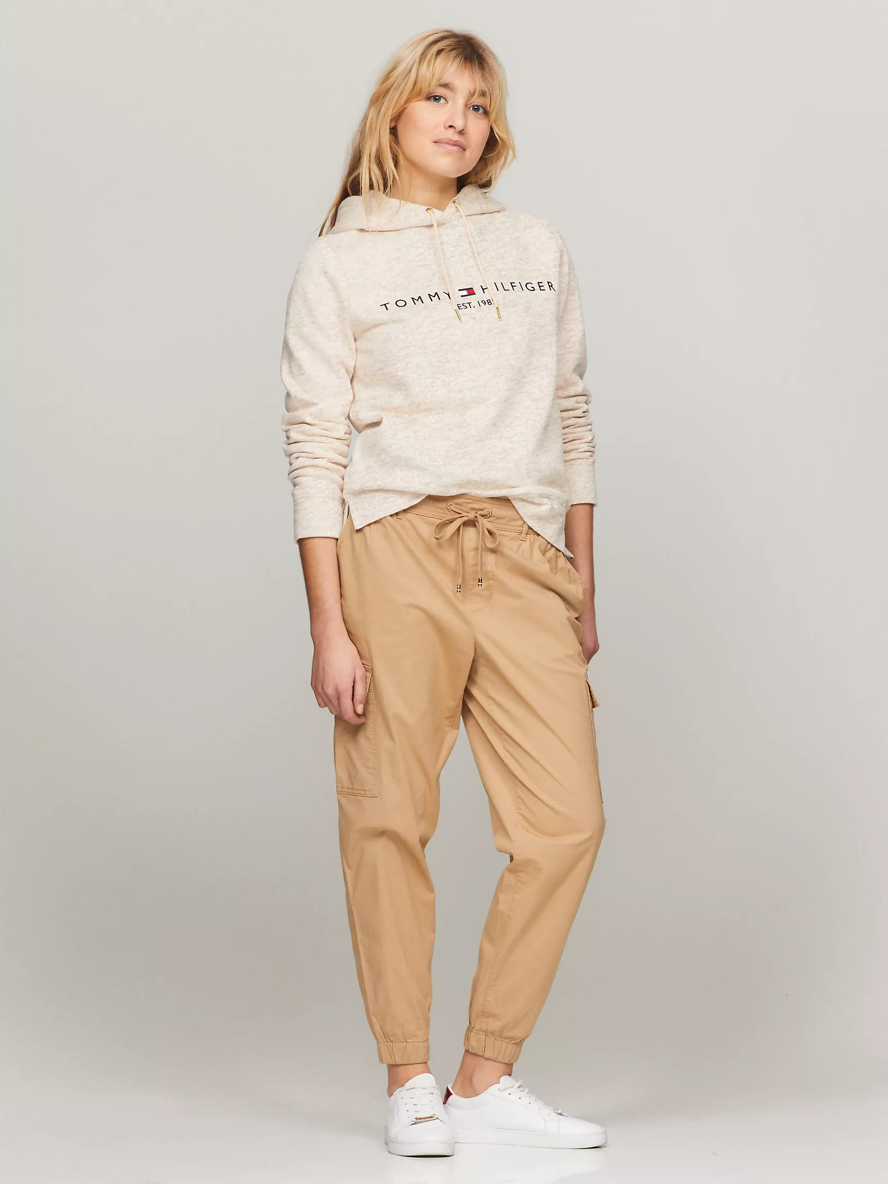 Женское худи Tommy Hilfiger, Худи с вышитым логотипом Tommy