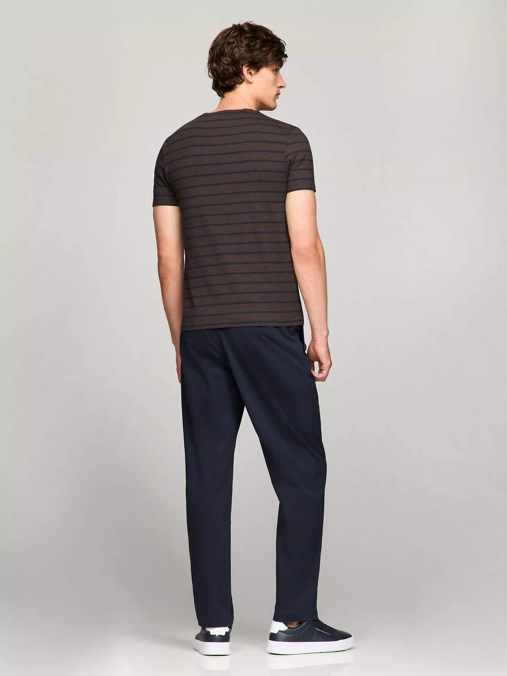 Мужская футболка Tommy Hilfiger, Эластичная футболка премиального качества сверхприталенного кроя