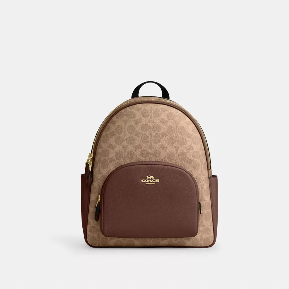 Рюкзак COACH Court Backpack In Signature Canvas