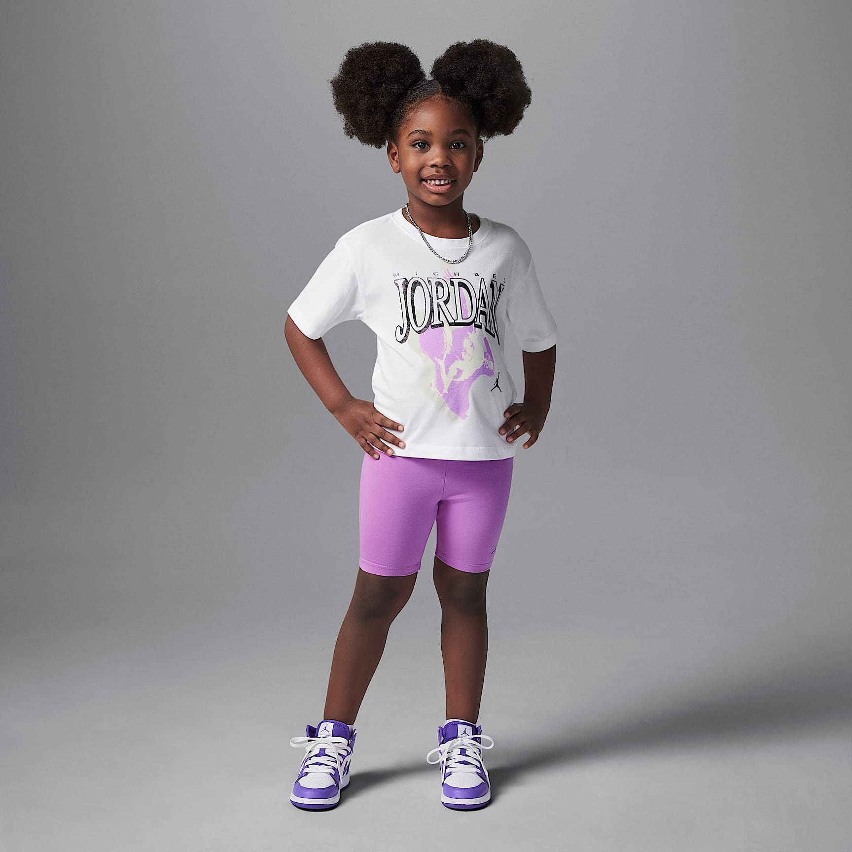 Jordan Little Kids' Retro 1984 2-Piece Bike Shorts Set