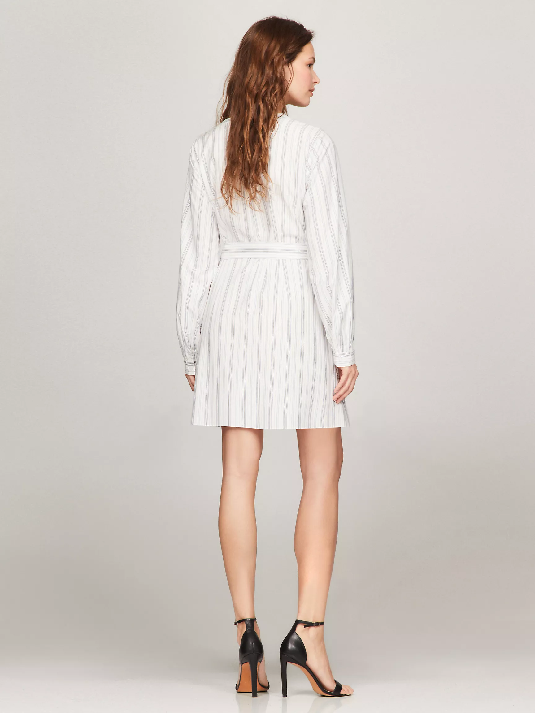 Женское платье Tommy Hilfiger, Платье-рубашка в полоску с длинными рукавами