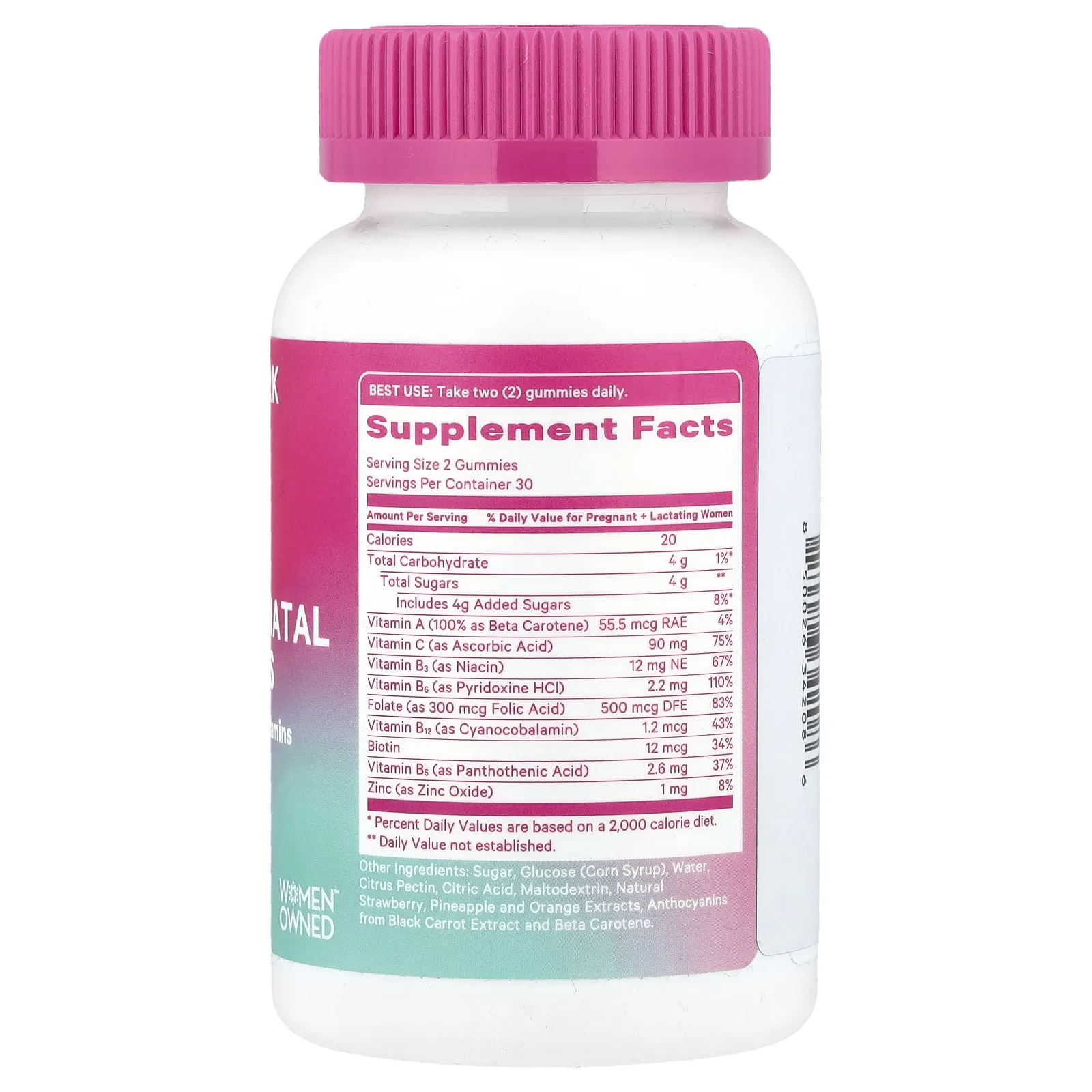 Pink Stork, Total послеродовые жевательные мармеладки, фруктовое ассорти, 60 жевательных таблеток