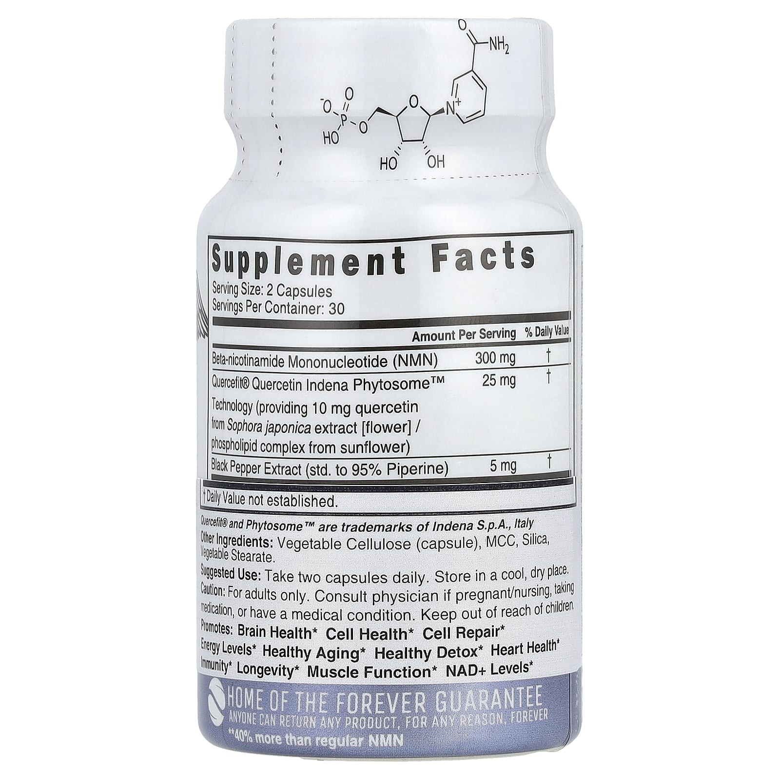 Nutri, Ageless NMN, 300 мг, 60 веганских капсул (150 мг на капсулу)