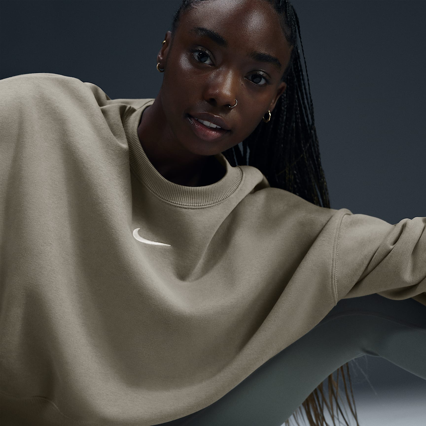 Nike Sportswear Phoenix Fleece Women's Over-Oversized Crew-Neck Sweatshirt