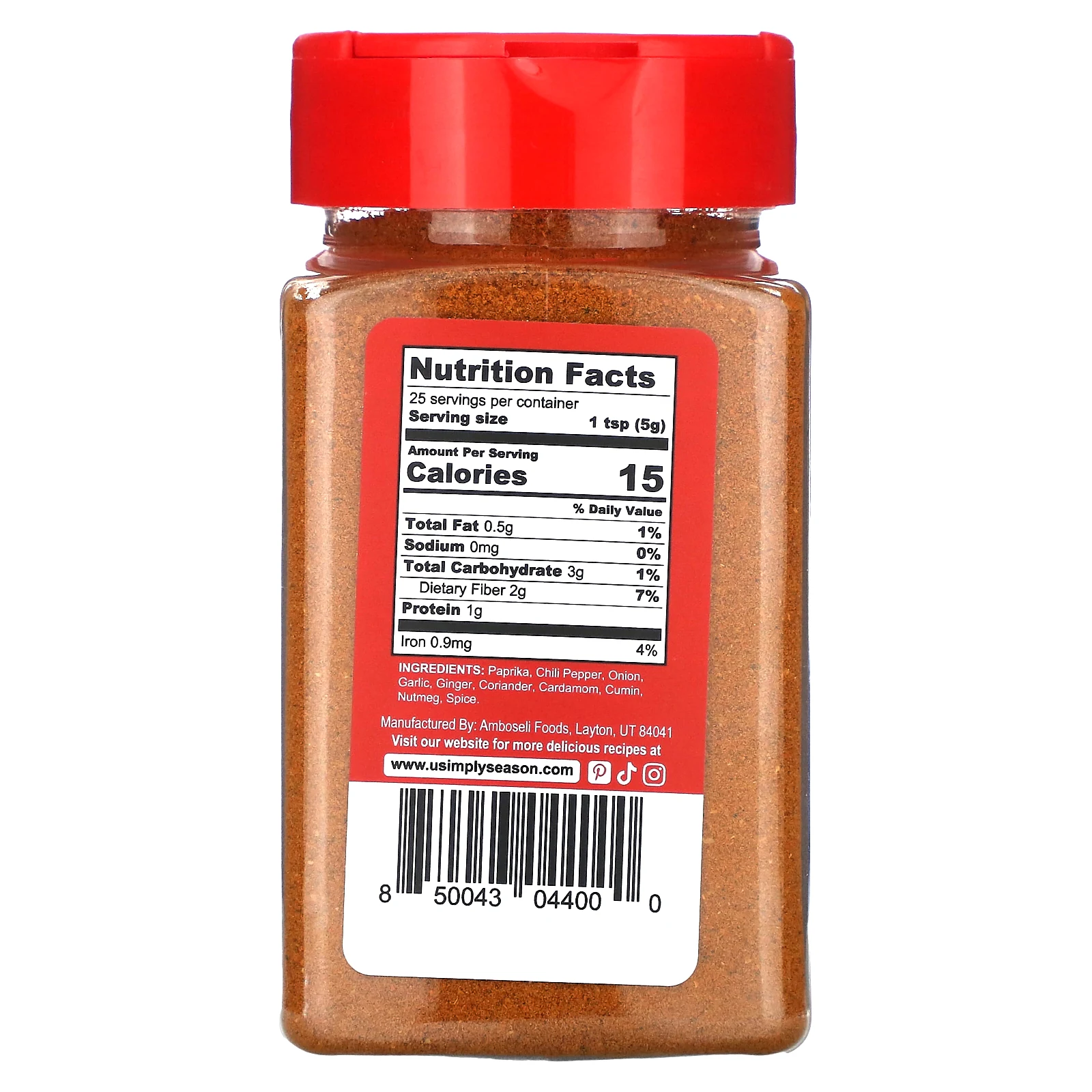 USimplySeason, эфиопская приправа, бербера, 135 г (4,8 унции)