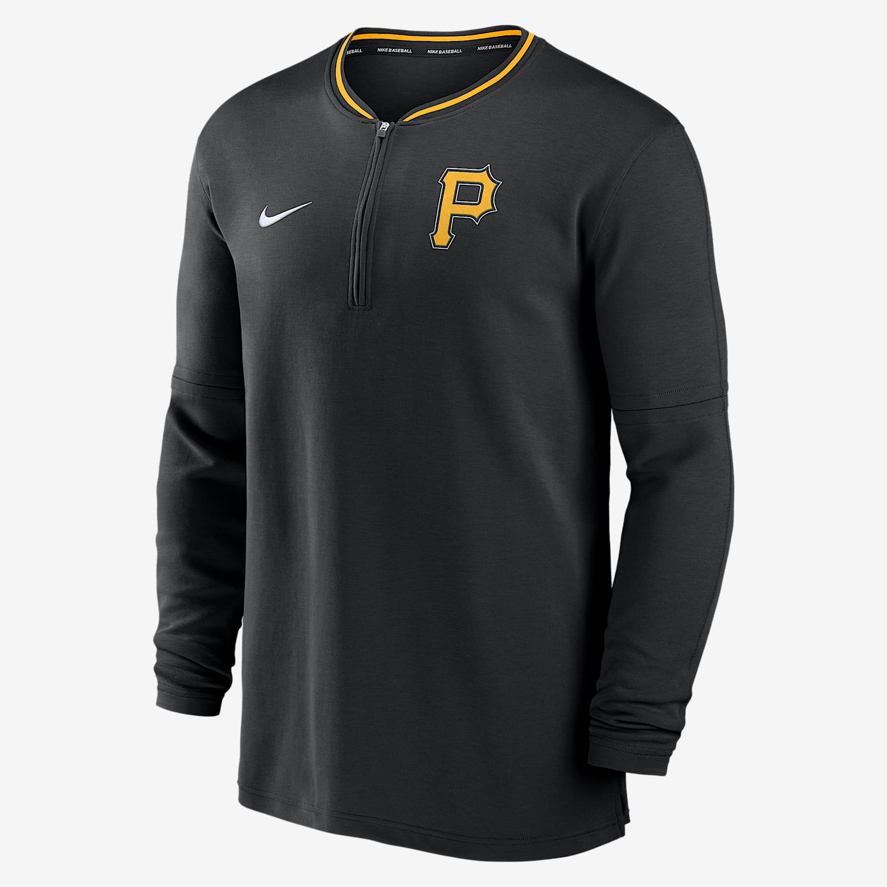 Pittsburgh Pirates Authentic Collection Men's Nike Dri-FIT MLB 1/2-Zip Long-Sleeve Top