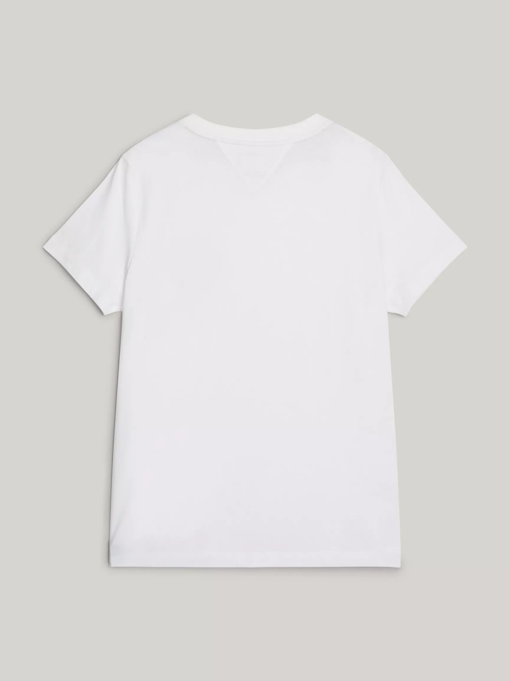 Мужская футболка Tommy Hilfiger, Приталенная футболка с круглым логотипом